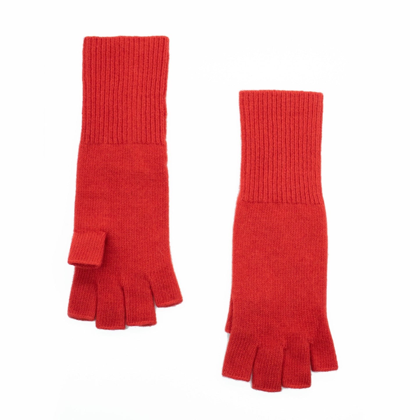 CASHMERE FINGERLESS GLOVES-2