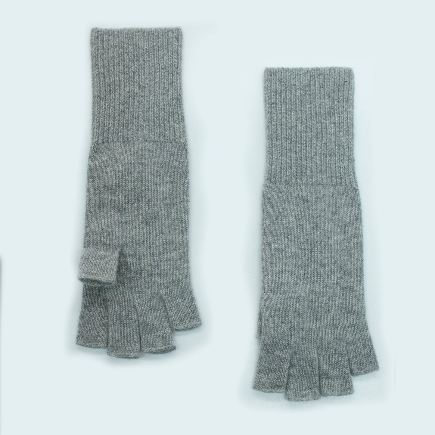 CASHMERE FINGERLESS GLOVES-0