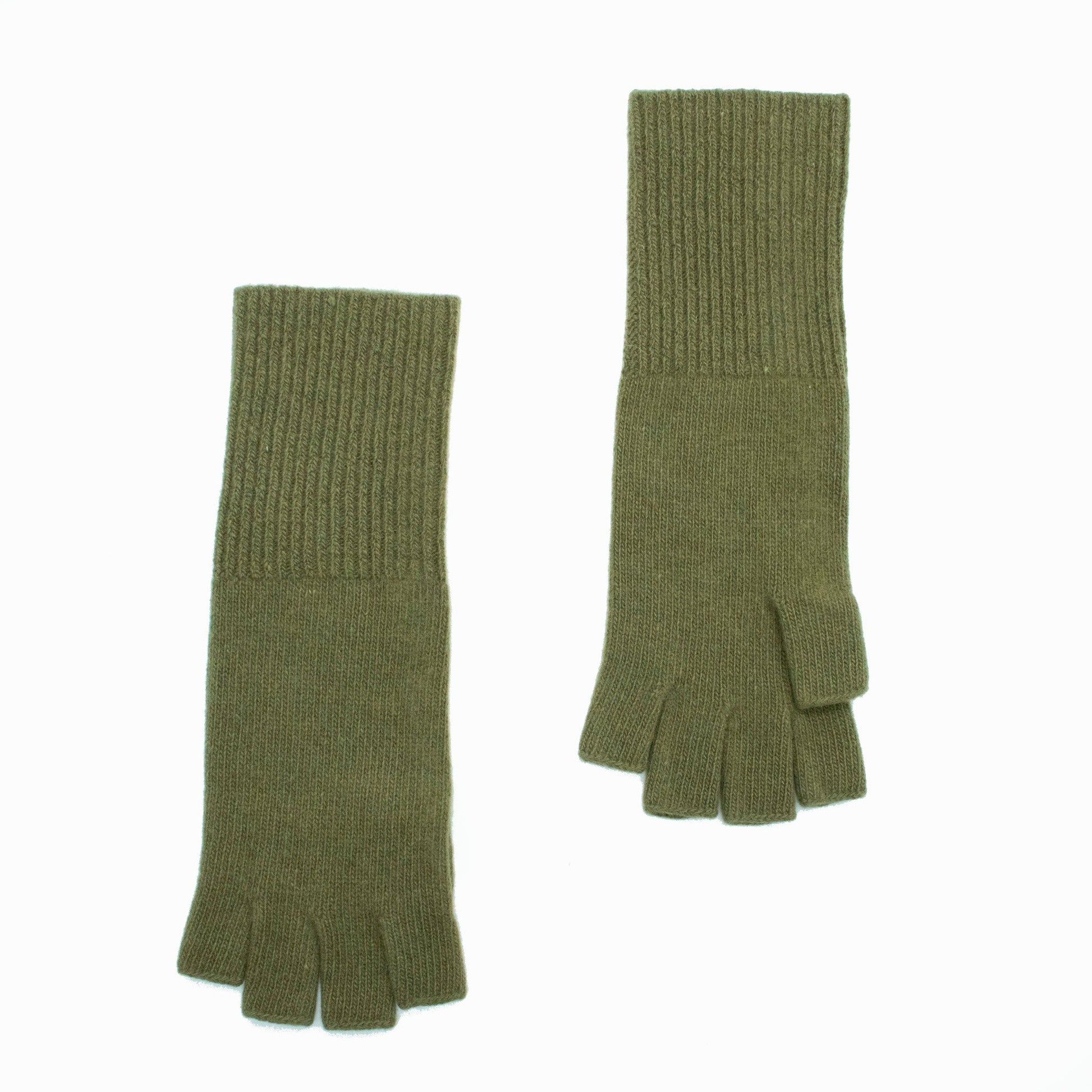 CASHMERE FINGERLESS GLOVES-1