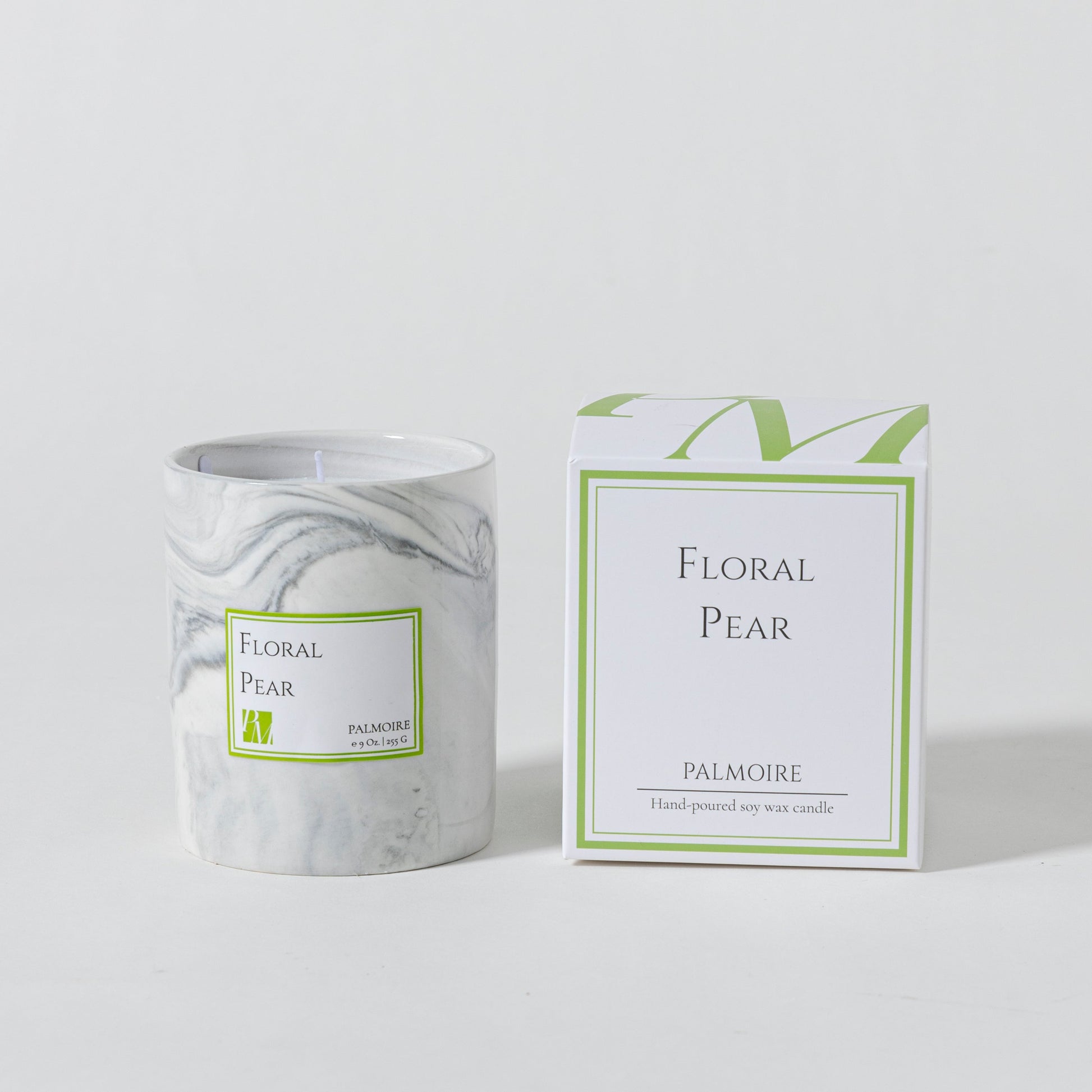 Floral Pear Soy Wax Candle-1
