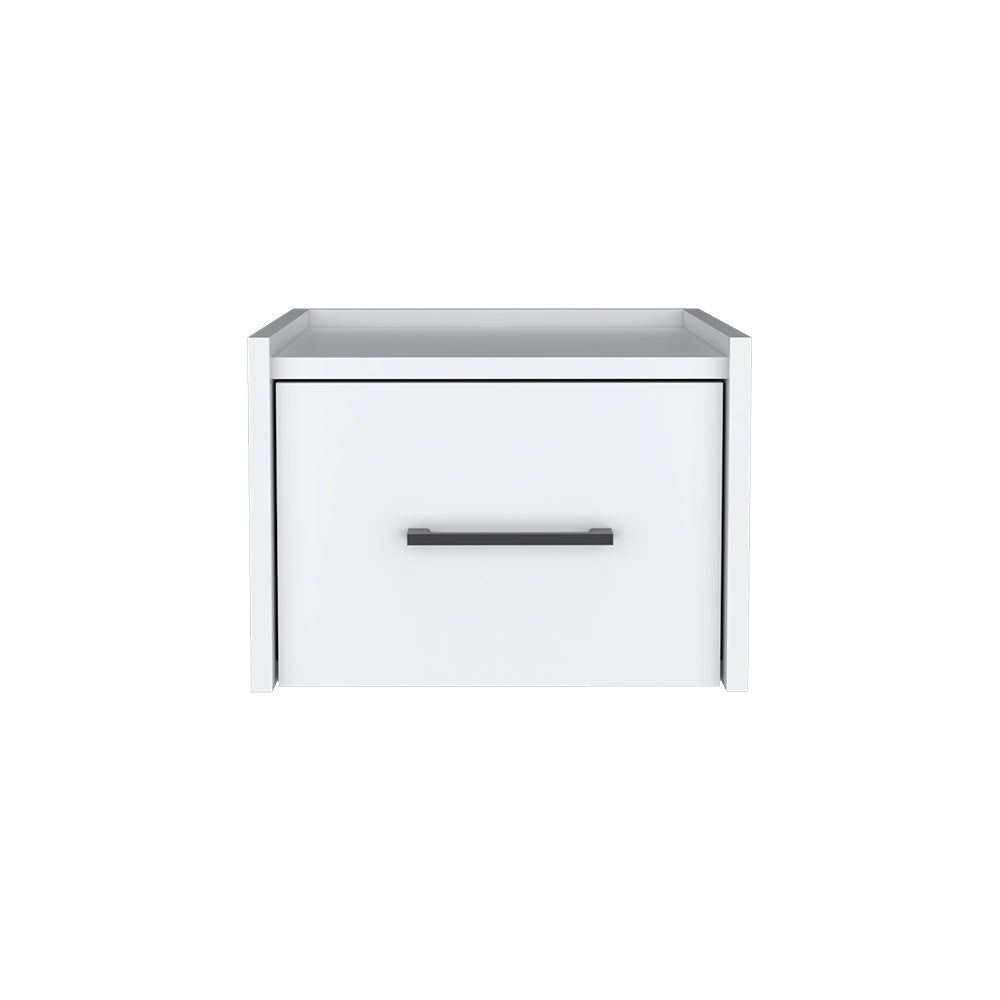 Floating Nightstand Calion, White Finish-6