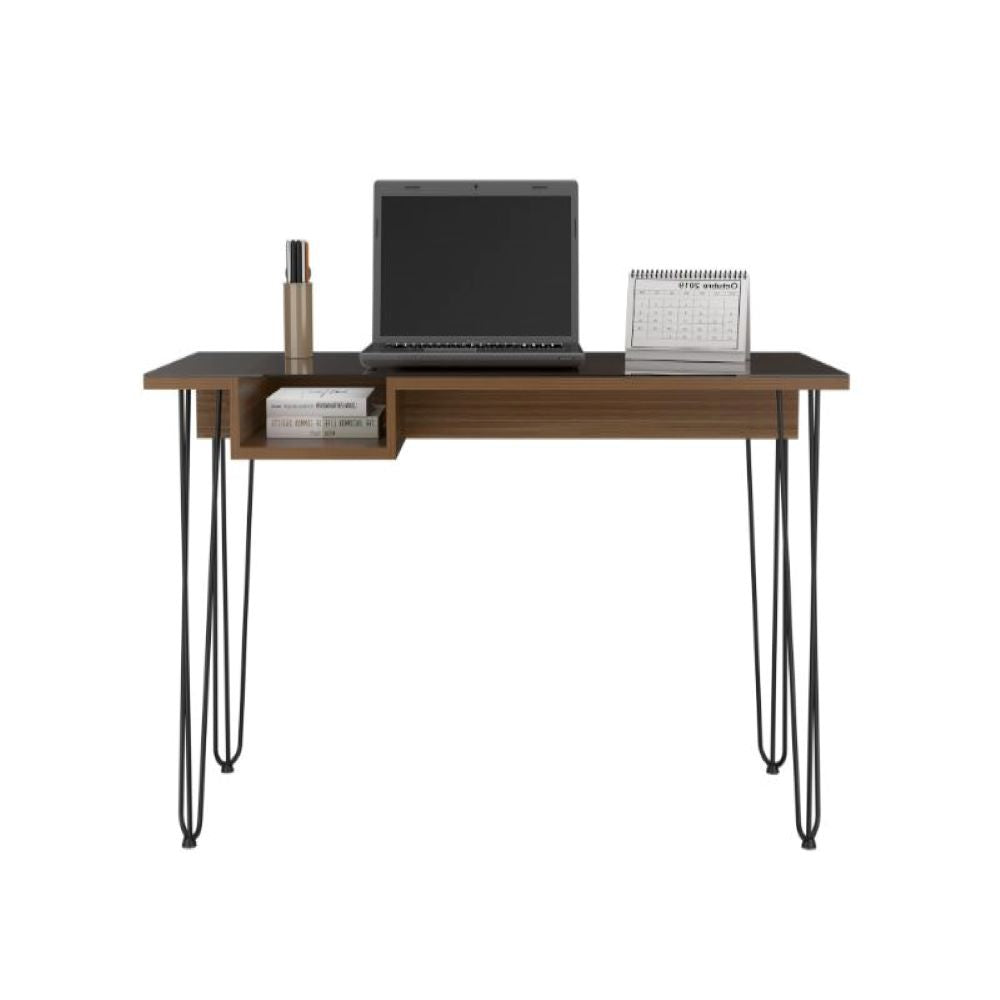 Writing Desk Bobex, Four Legs, Mahogany Finish-1