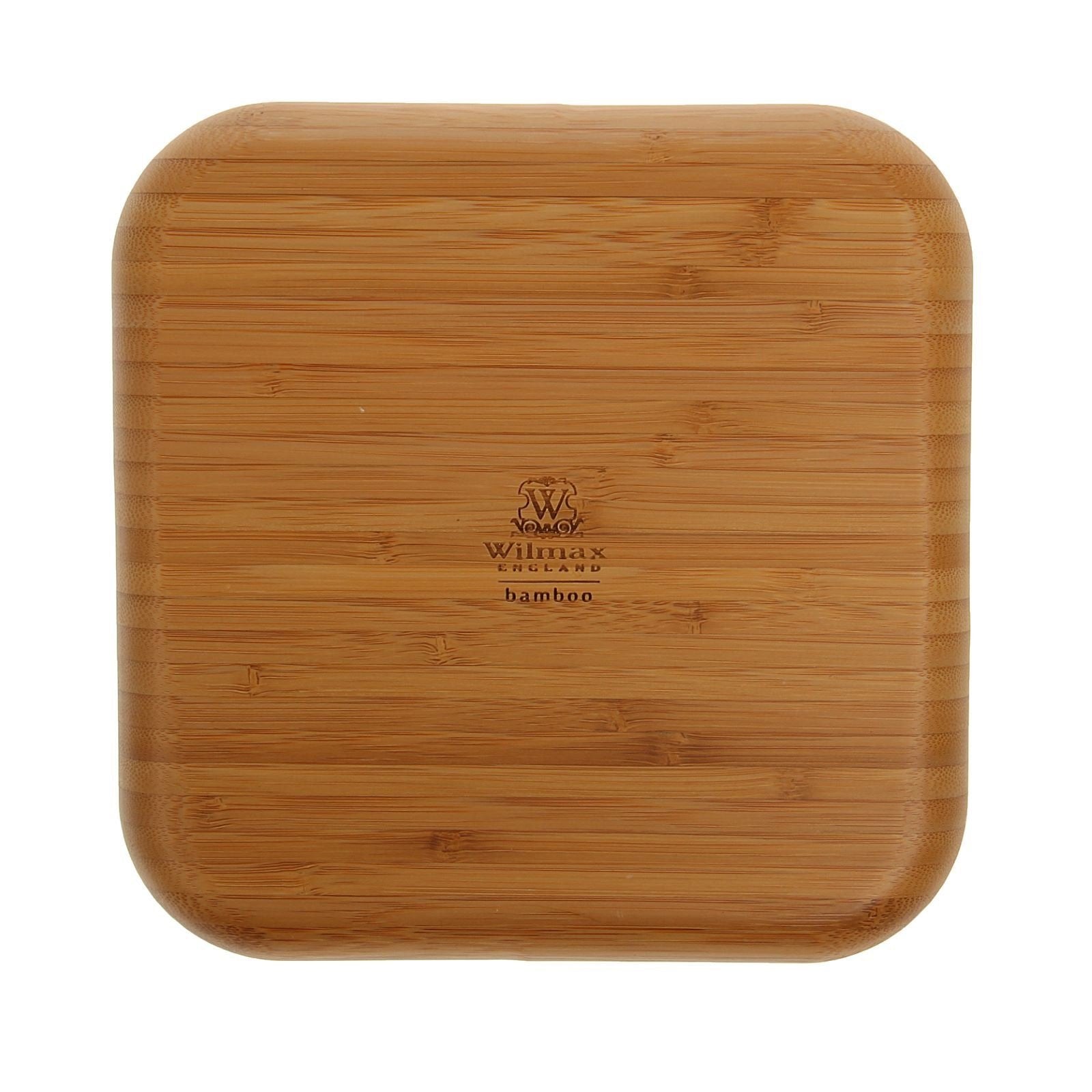 Set Of 6 Bamboo Square Plate 8" inch X 8" inch | For Appetizers / Barbecue-3