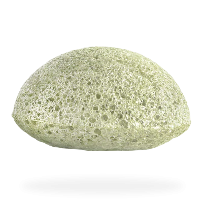 100% Pure Natural Mini Konjac Pore Refiner Sponge with French Green Clay- Tree Frog-1