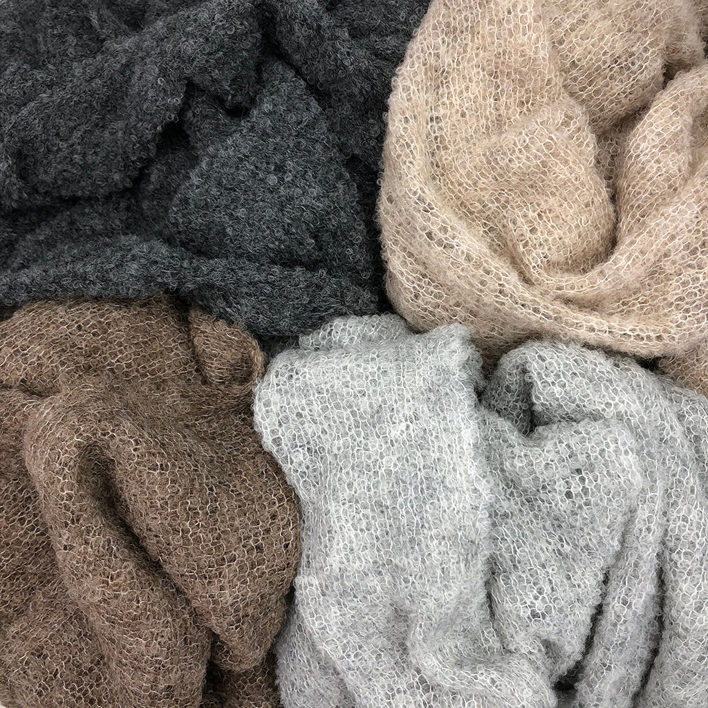 Charcoal Ultra Plush Alpaca Scarf-4