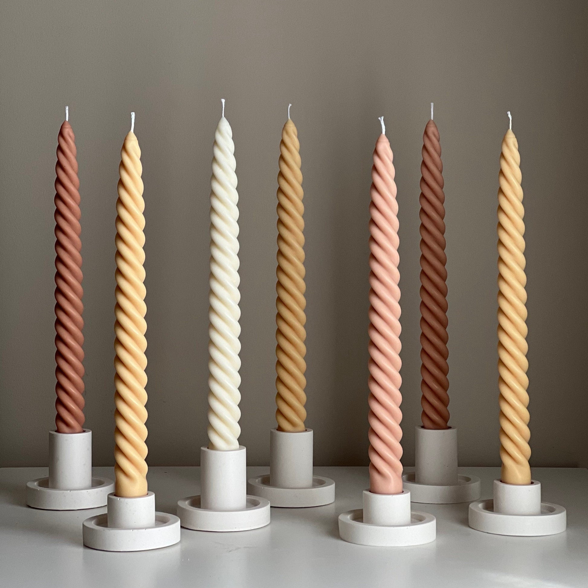 Tall Twisted Taper Candle-4