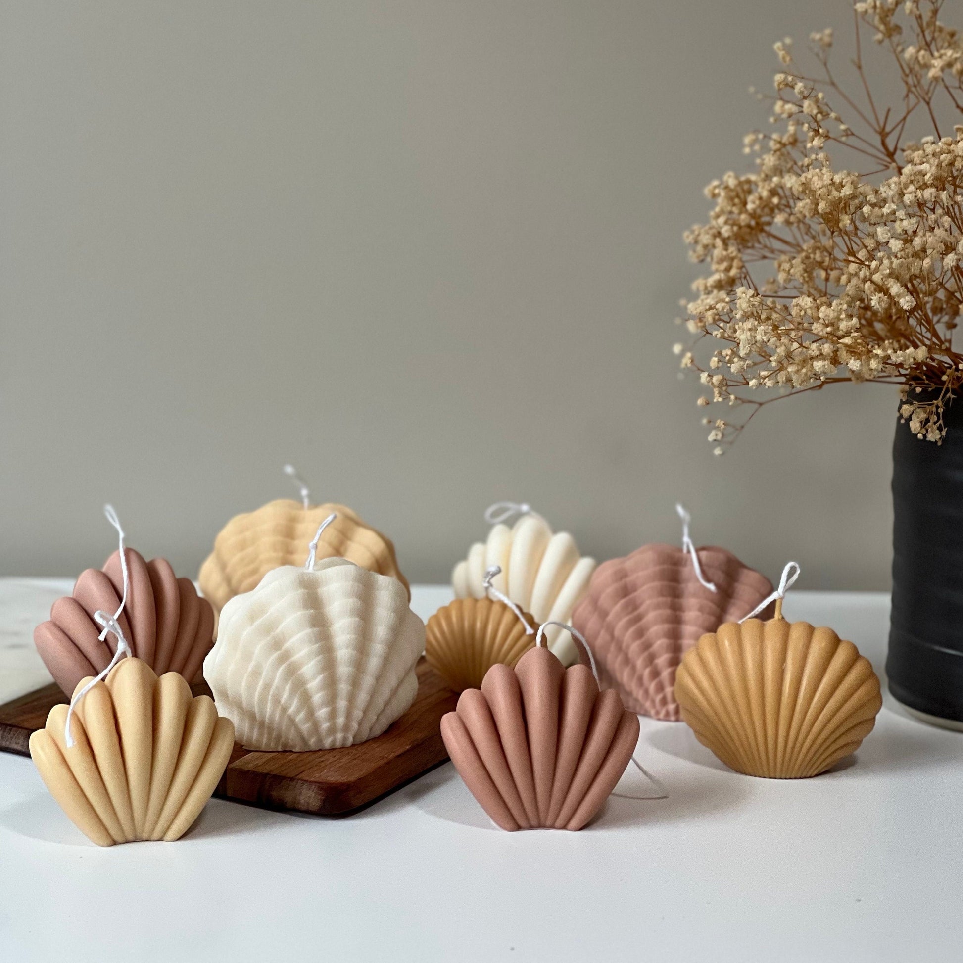 Scallop Shell Candle-5