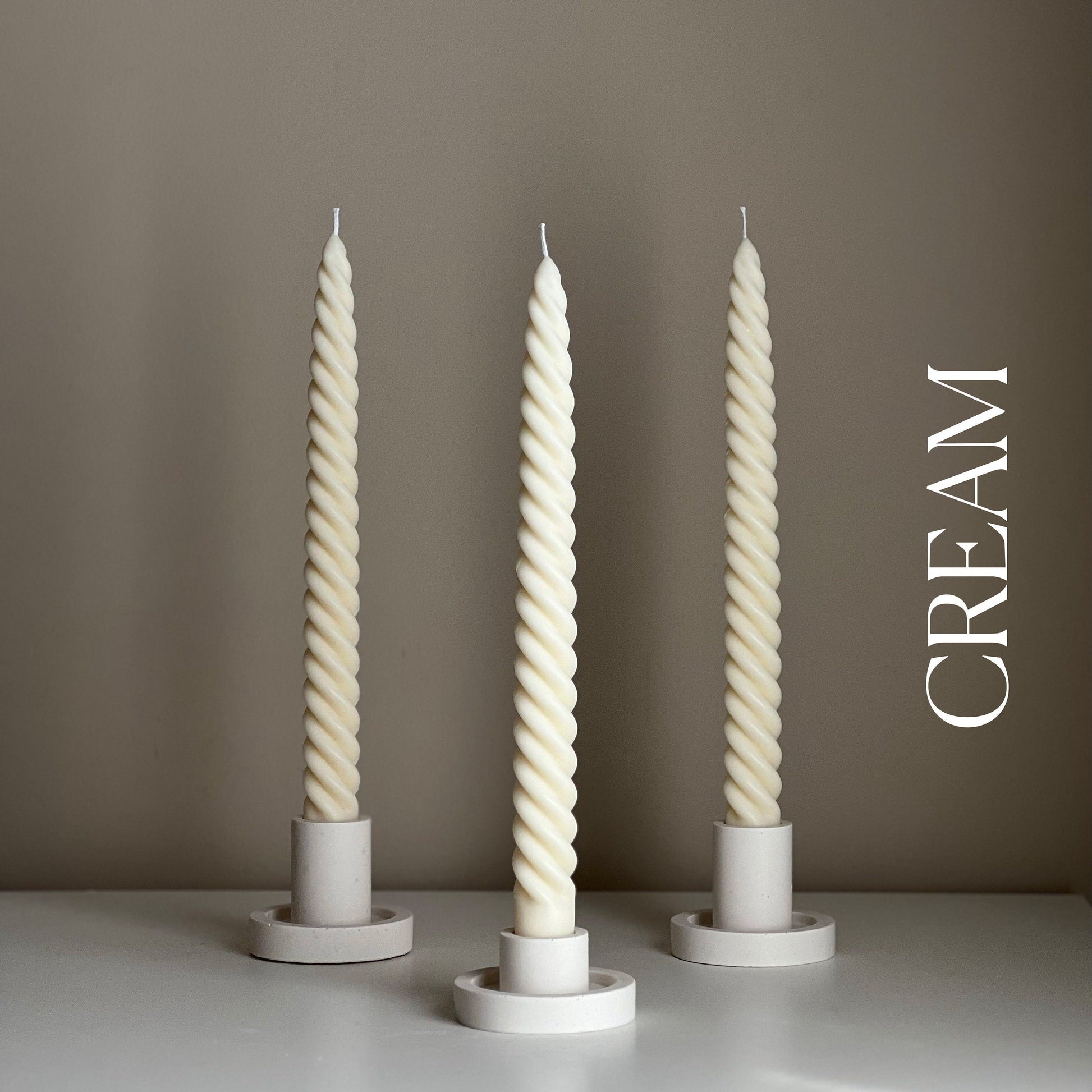 Tall Twisted Taper Candle-2