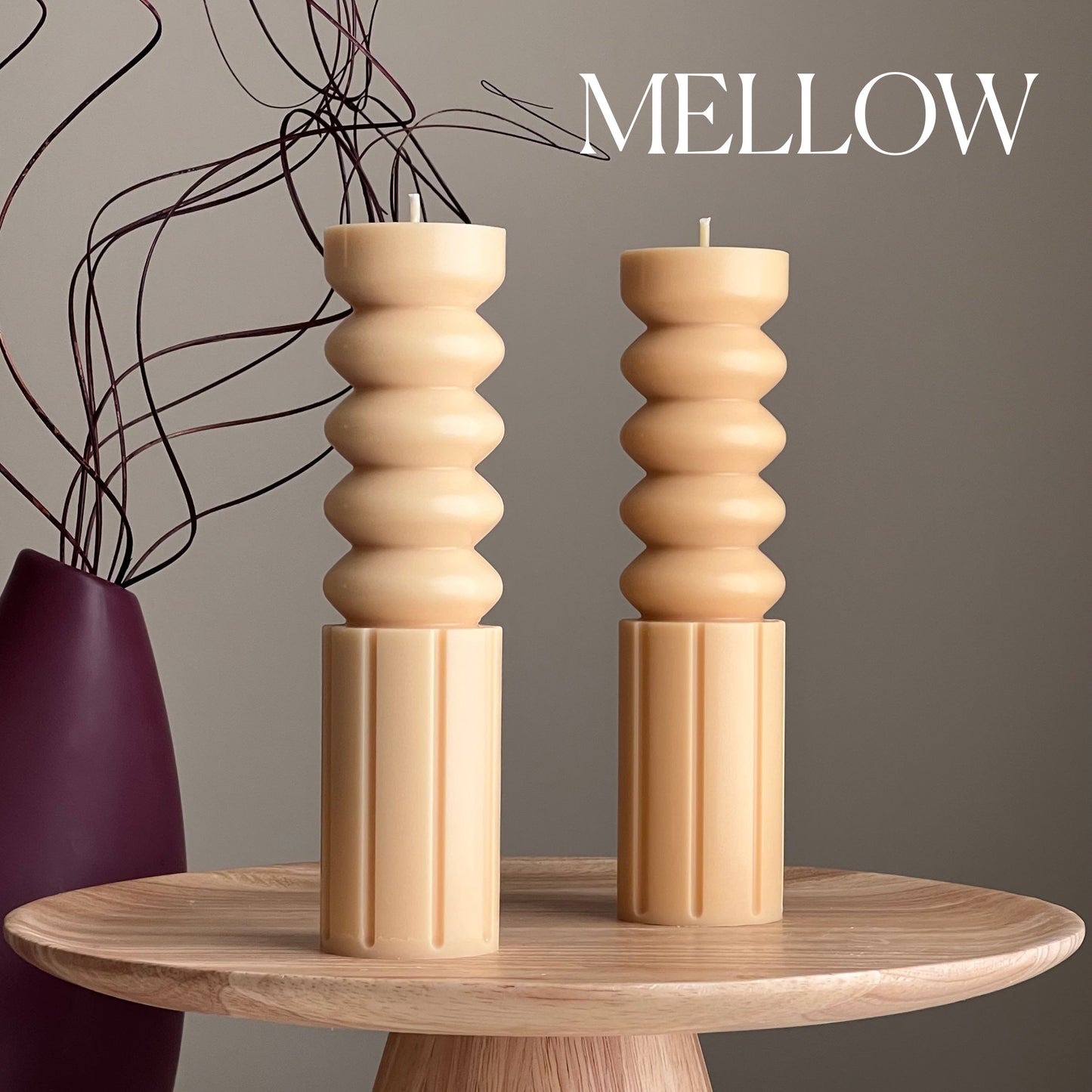 Round Tall Pillar Candle-3