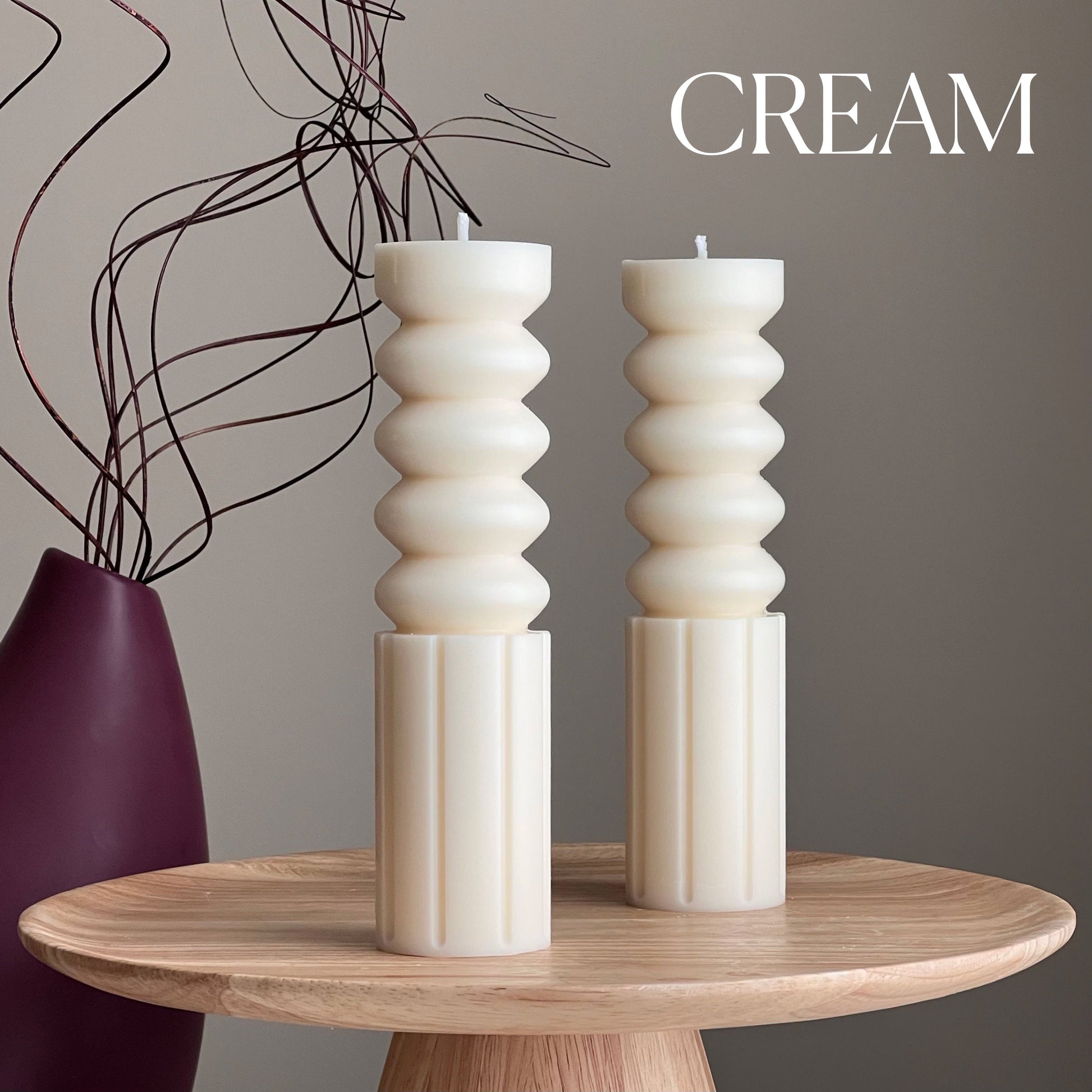 Round Tall Pillar Candle-2