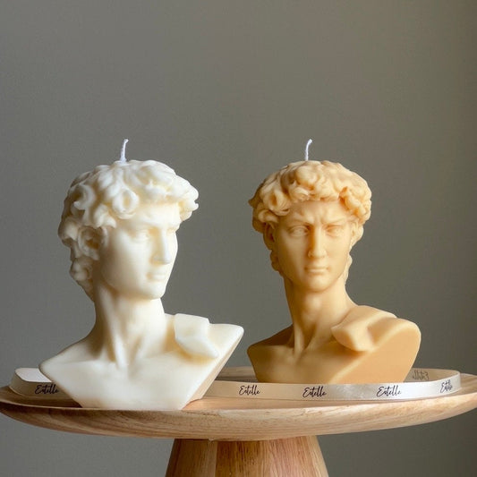 Michelangelo’s David Head Candle-0