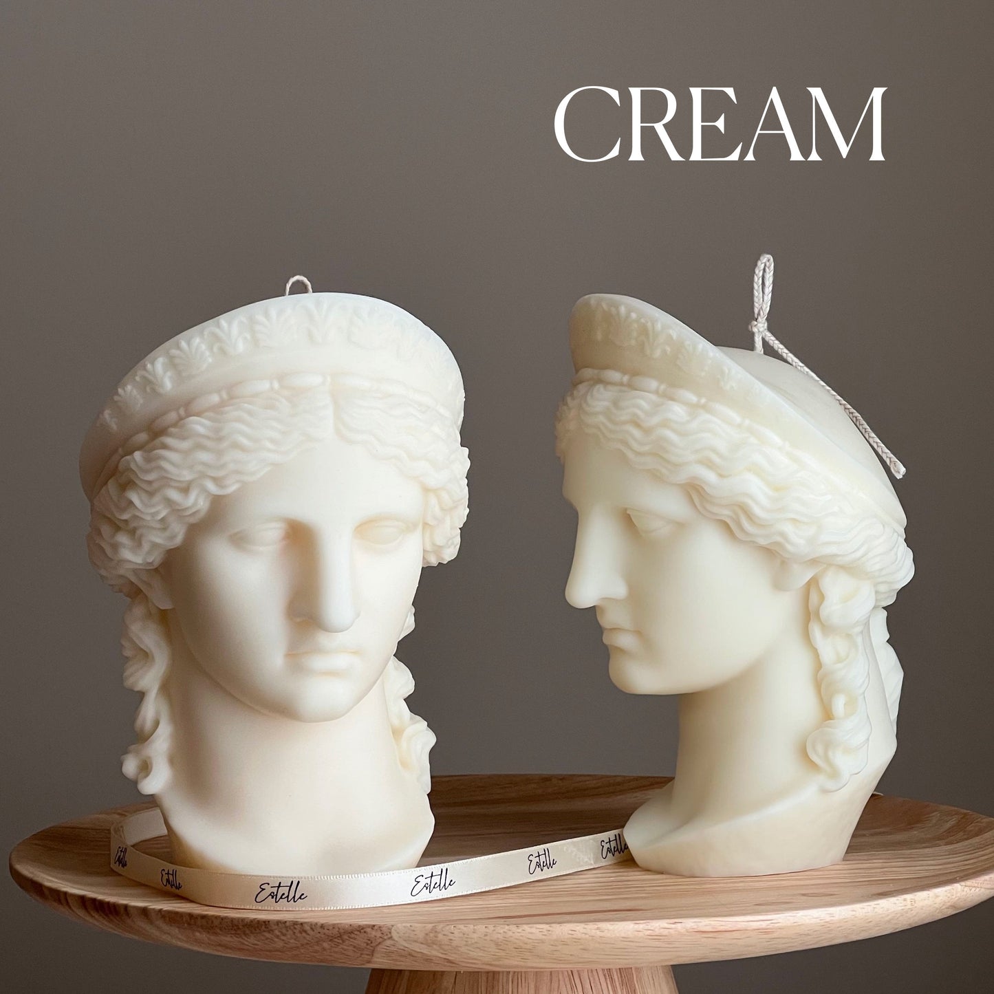 Huge Hera Goddess Bust Candle-2