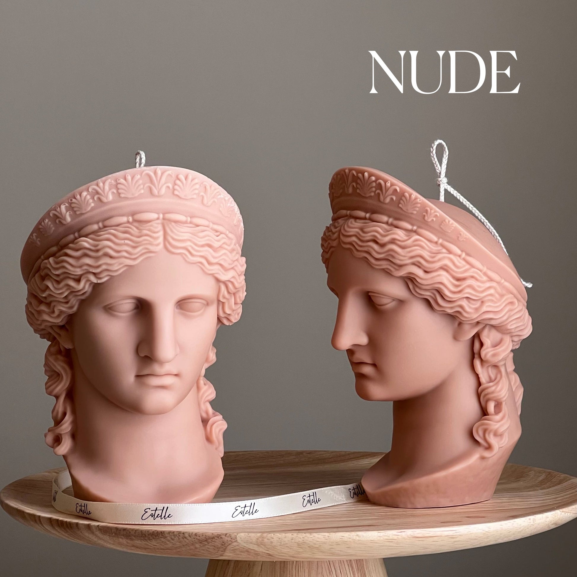 Huge Hera Goddess Bust Candle-1