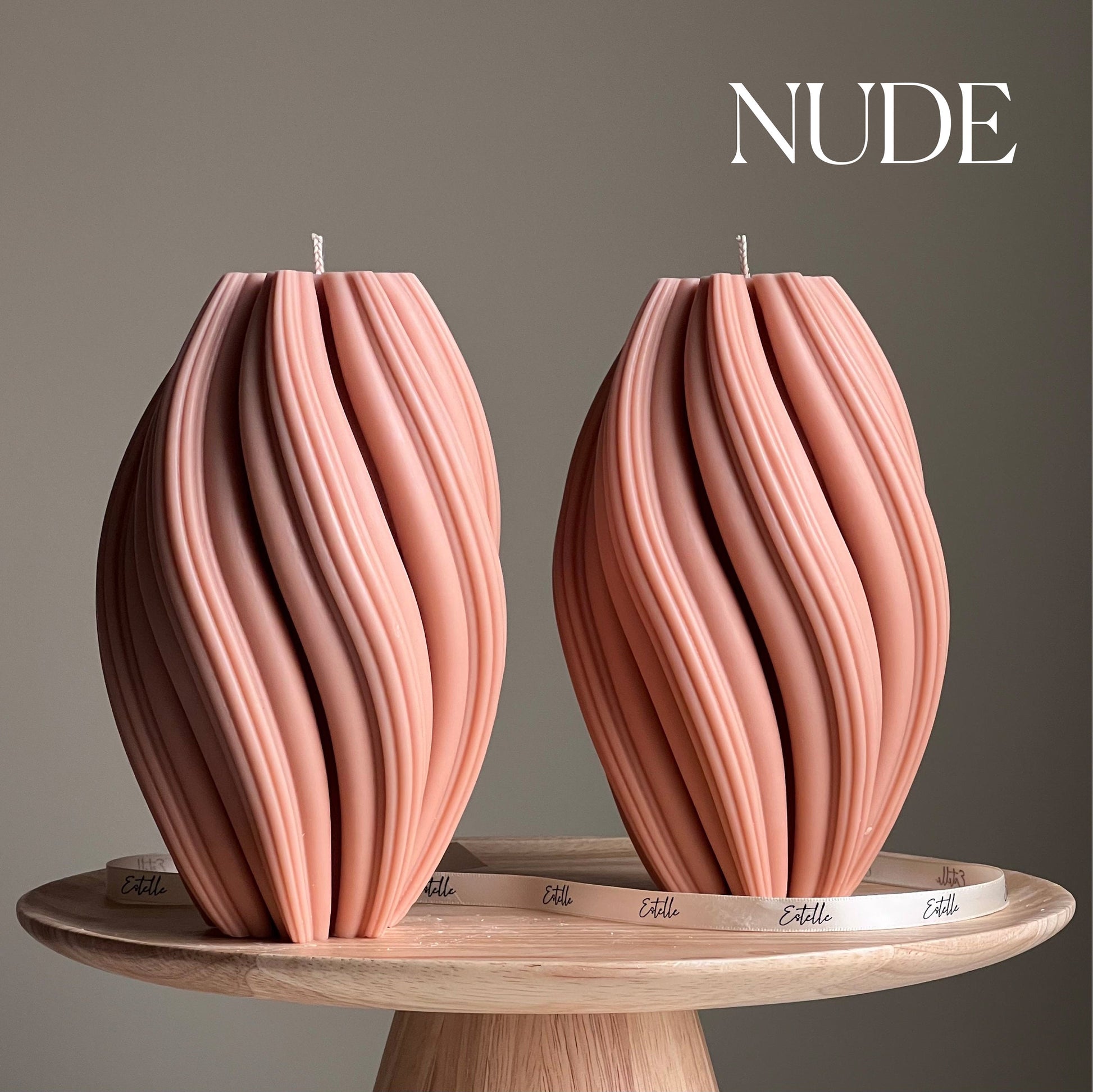 Huge Tall Swirl Candle-1