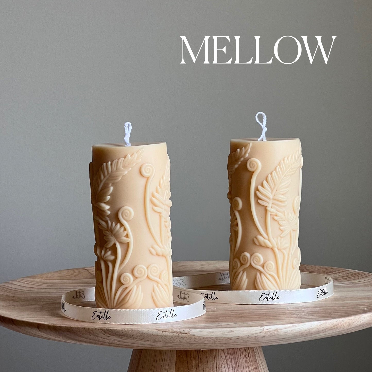 Fern Pillar Candle-2