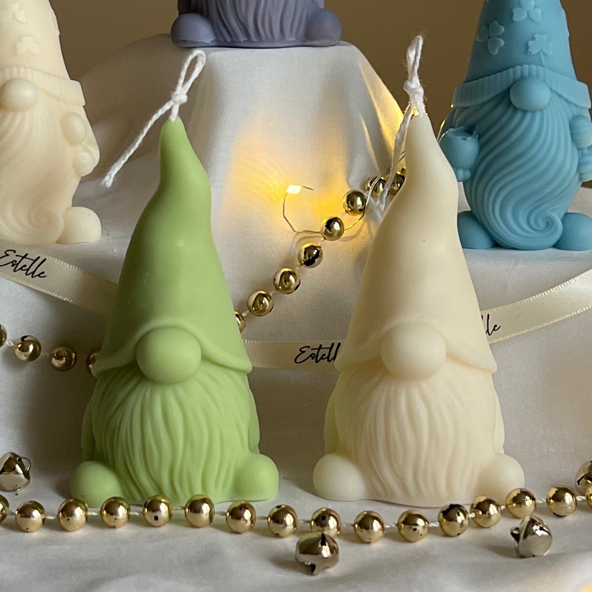 Christmas Gnome Candle-3