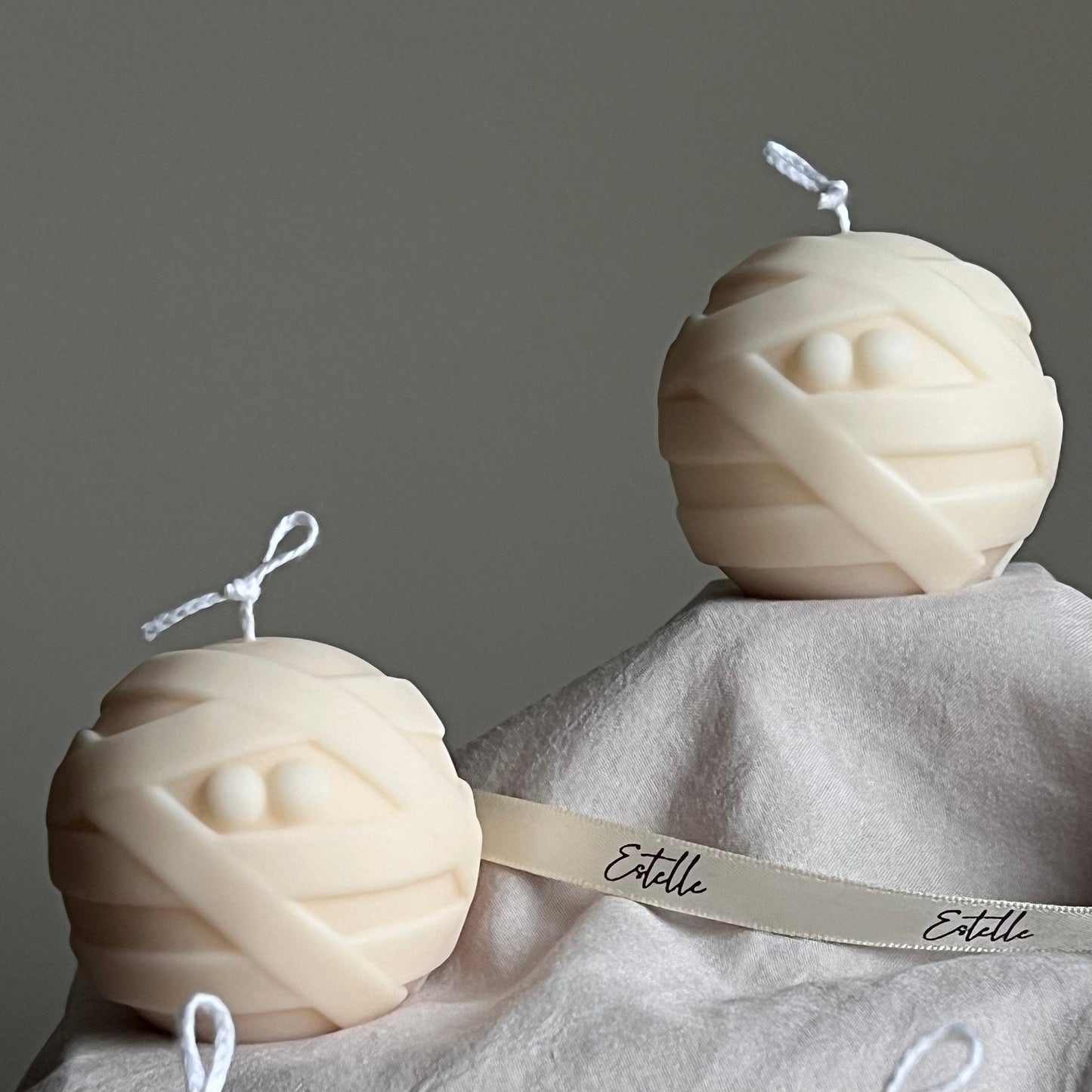 Cute Halloween Mummy Candle-2