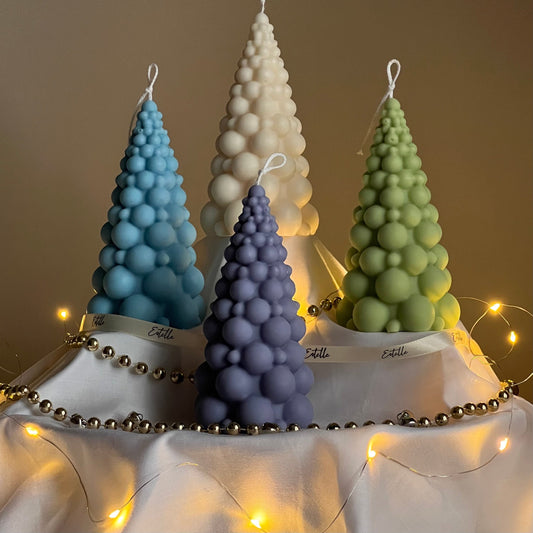 Bubble Christmas Tree Candle-0