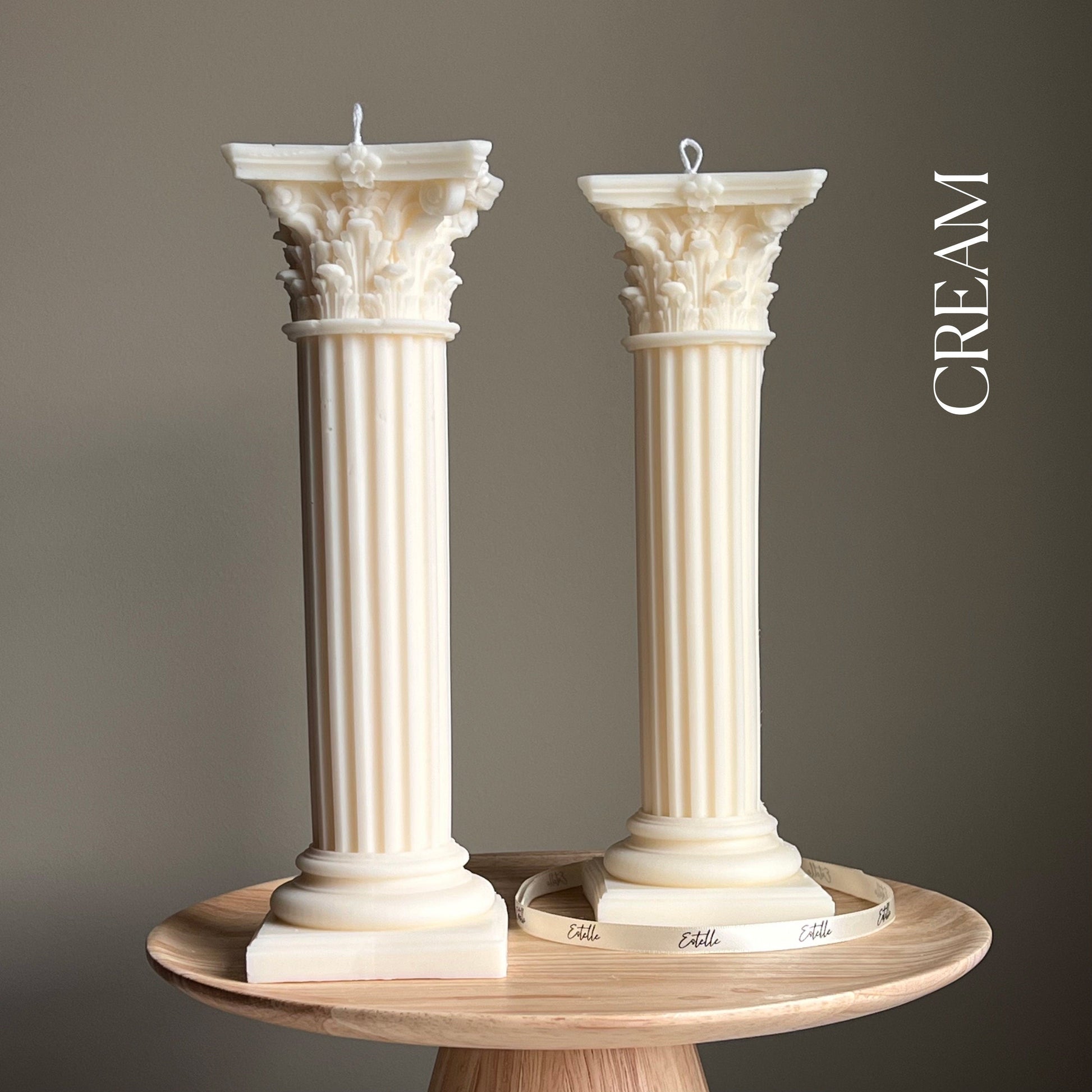 Huge Greek Column Candle-1