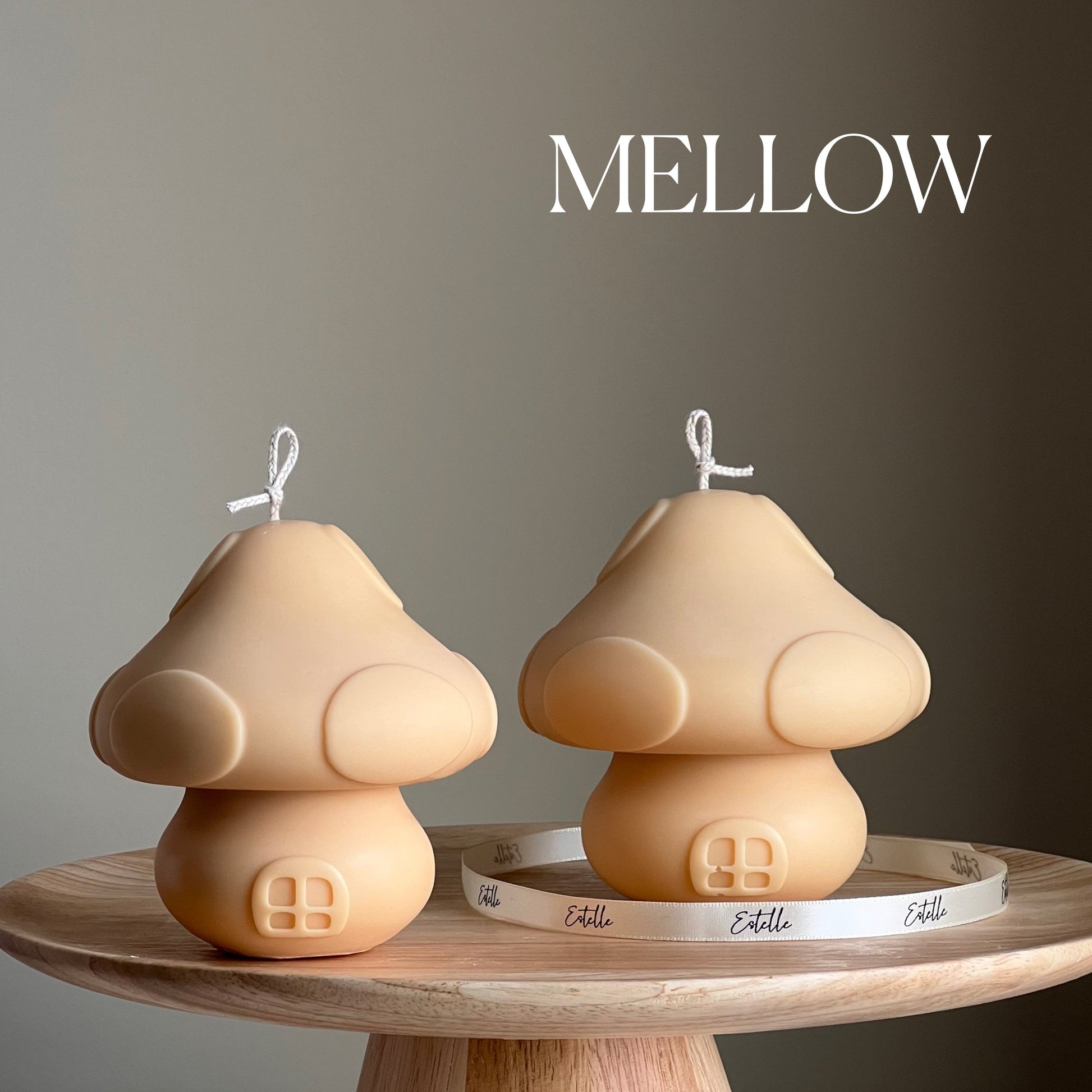 Cute Mushroom House Candle-3