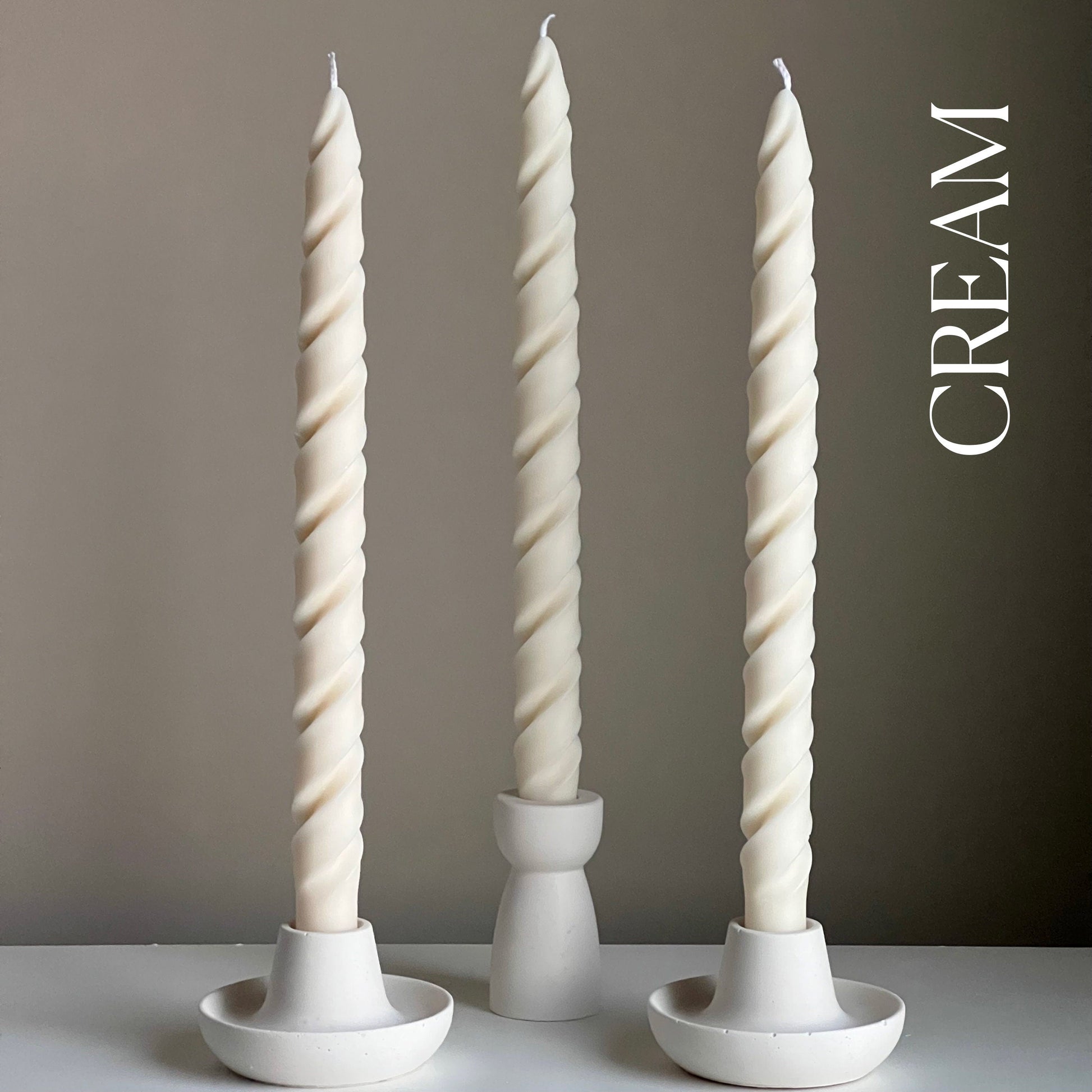 Tall Twisted Taper Candle-4