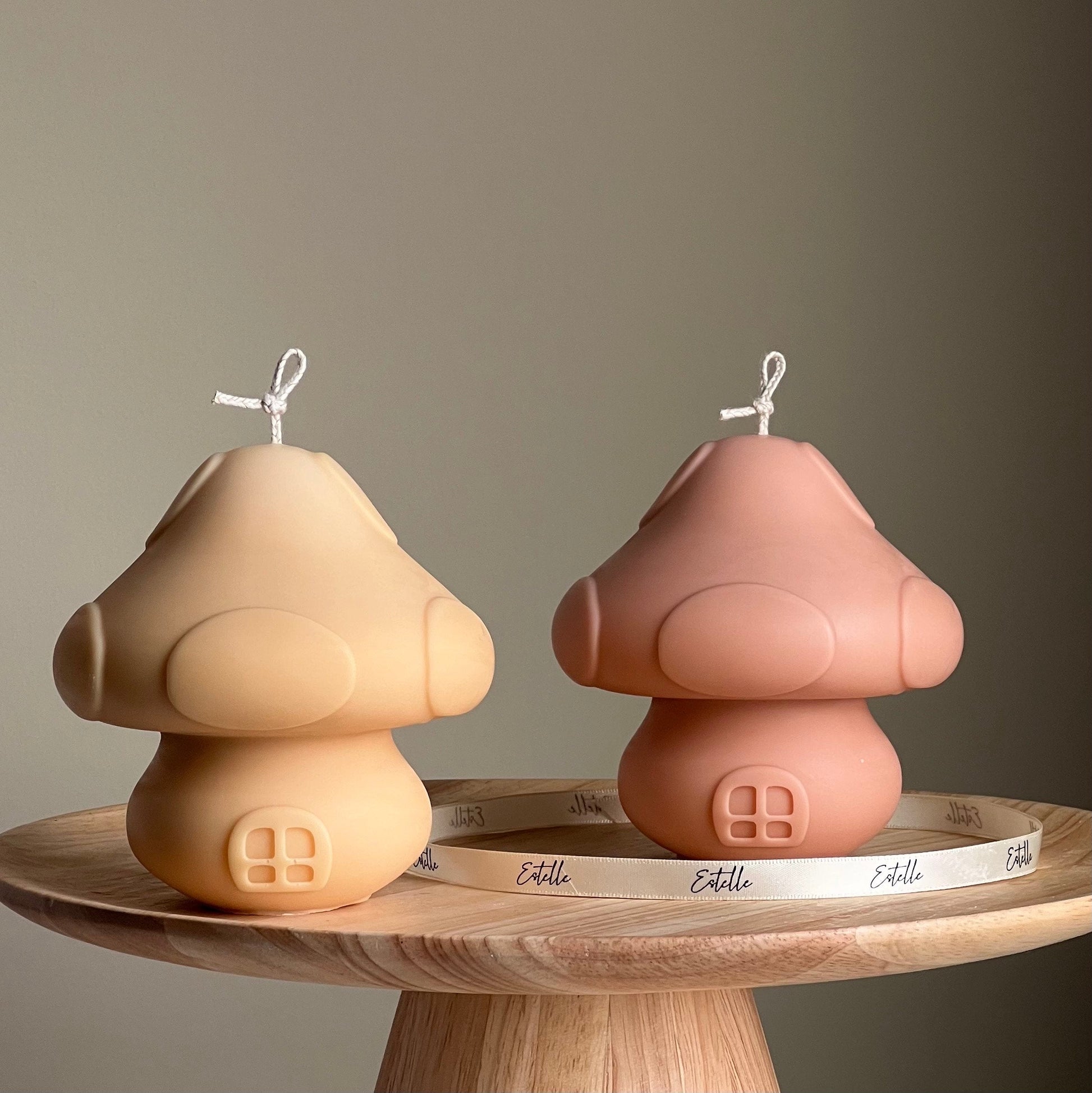 Cute Mushroom House Candle-0