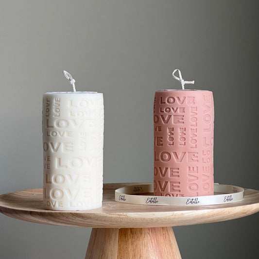 Love Pillar Candle-0