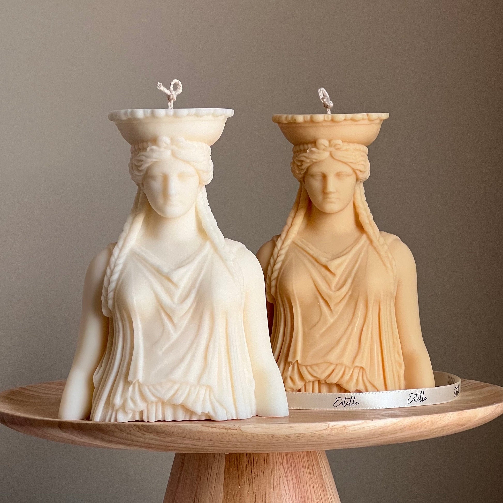 Caryatid Statue Candle-0