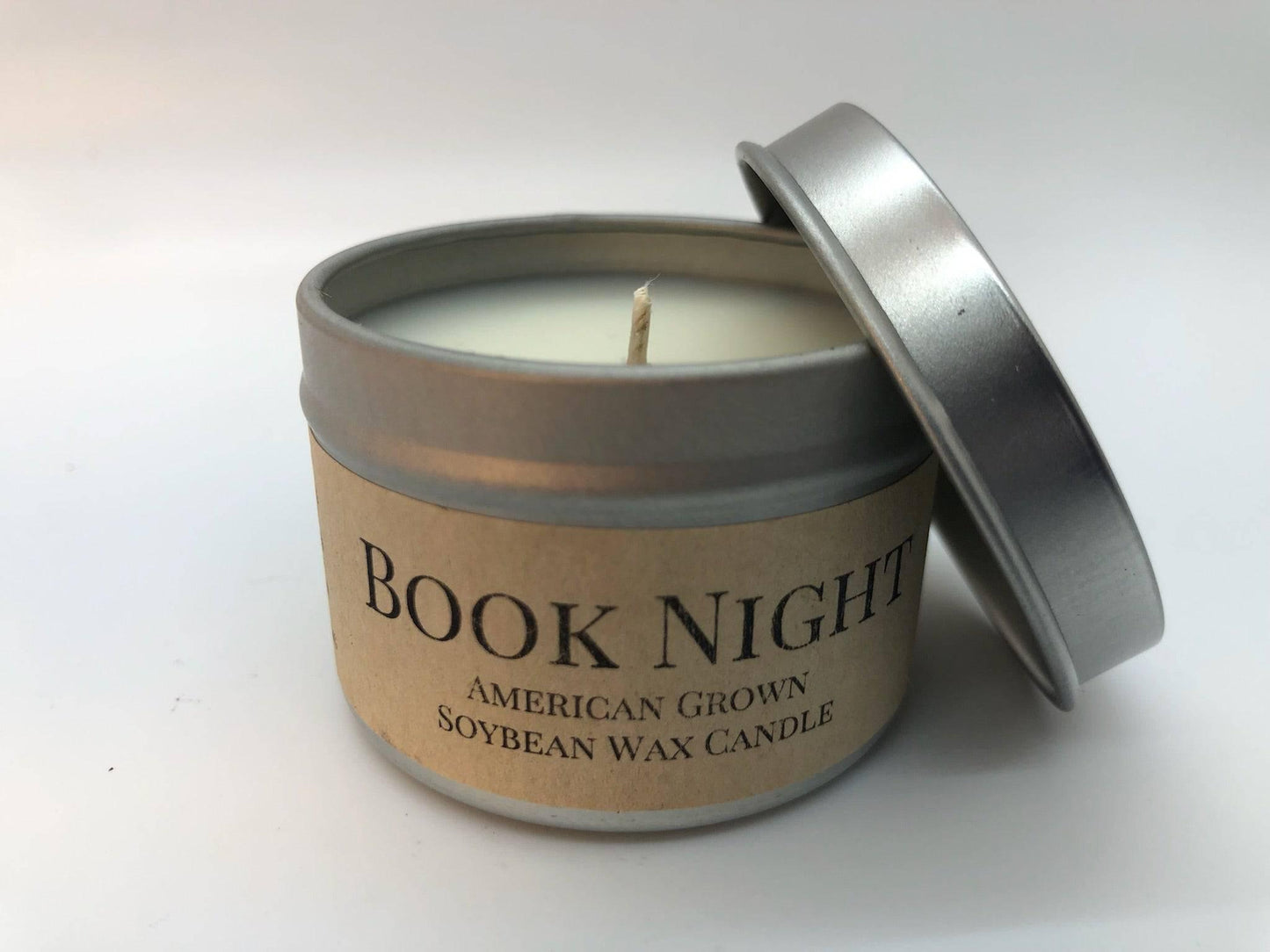 Book Night Soy Wax Candle | 2 oz Travel Tin-2