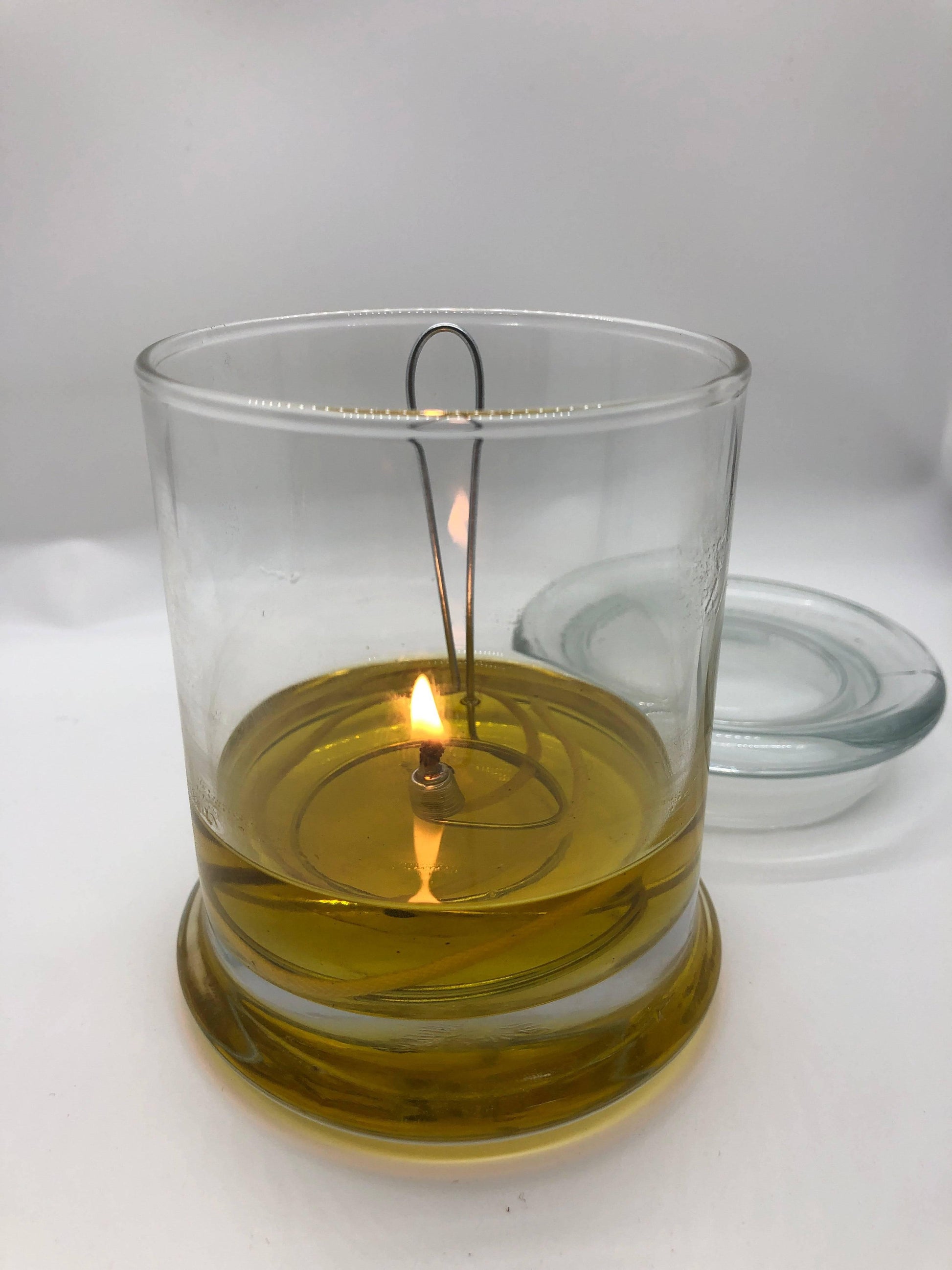 Olive Oil Candle Lamp - Emergency Backup - Power Outage-1