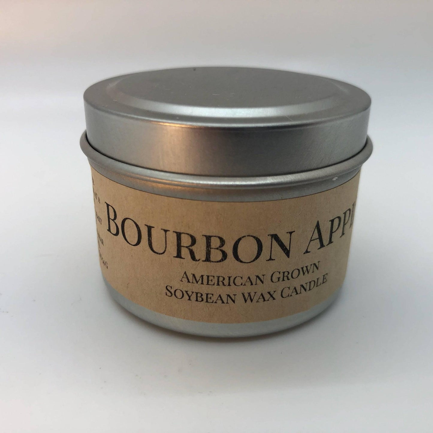 Bourbon Apple Soy Wax Candle | 2 oz Travel Tin-1