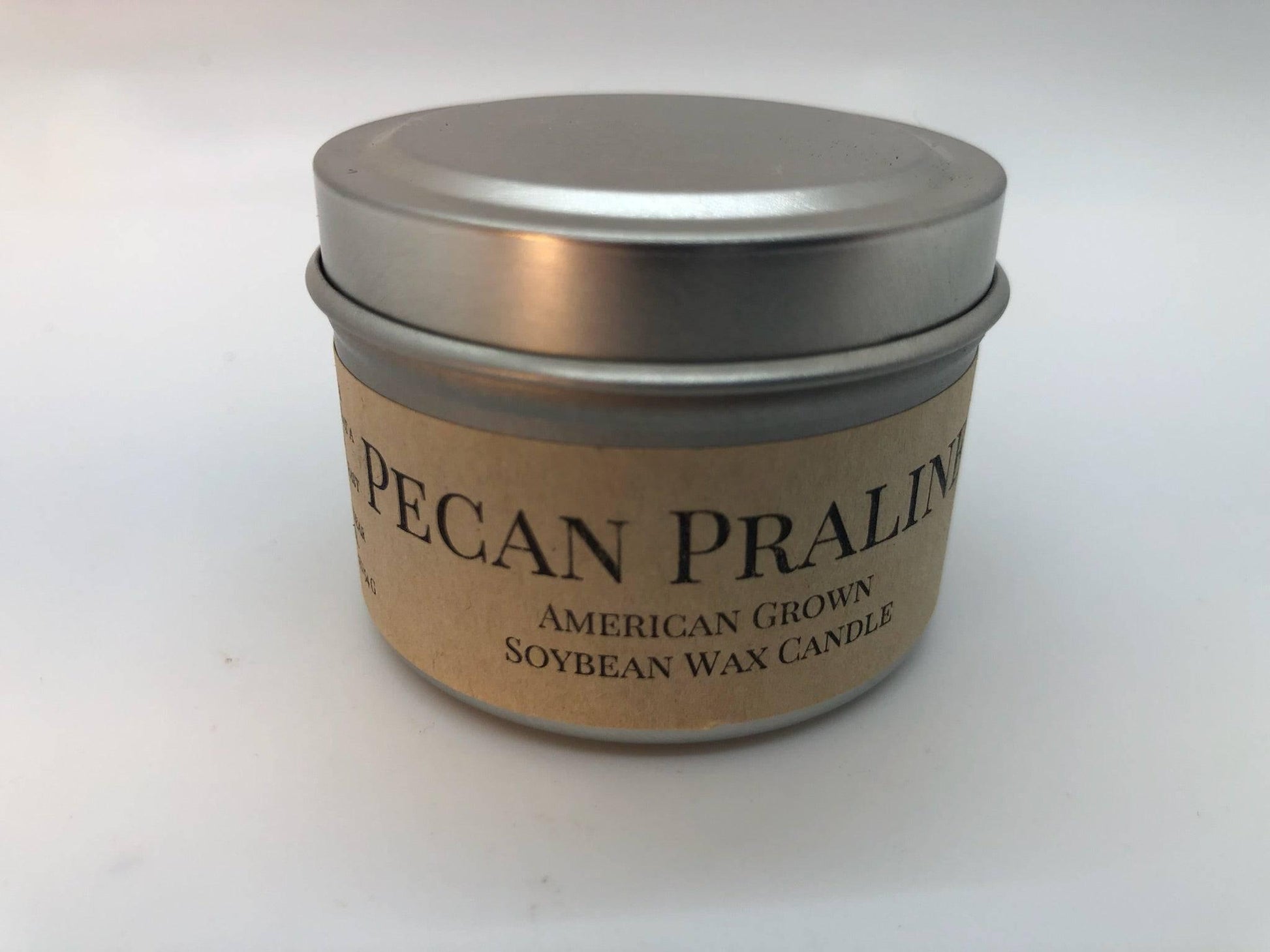 Pecan Pralines Soy Wax Candle | 2 oz Travel Tin-2