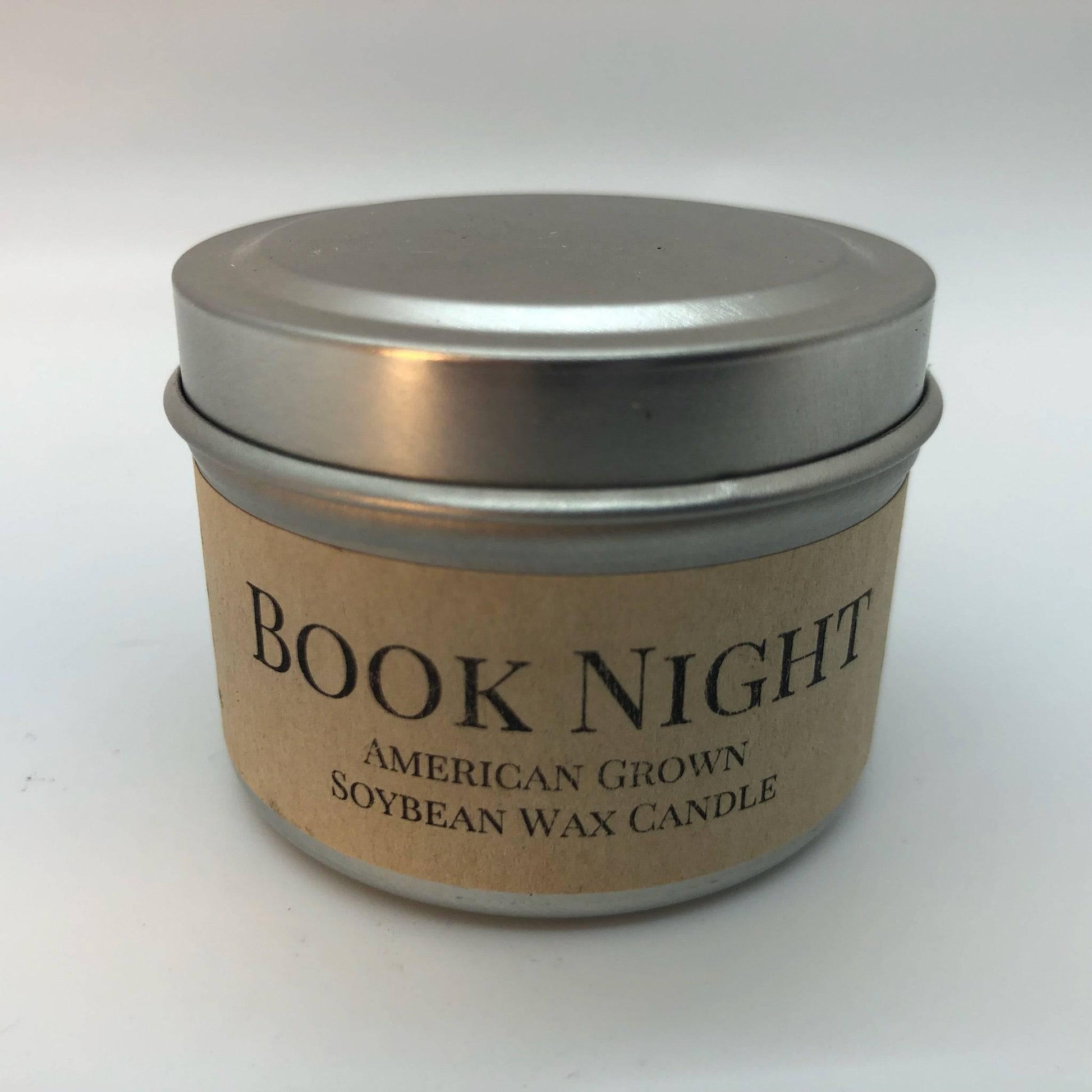 Book Night Soy Wax Candle | 2 oz Travel Tin-1