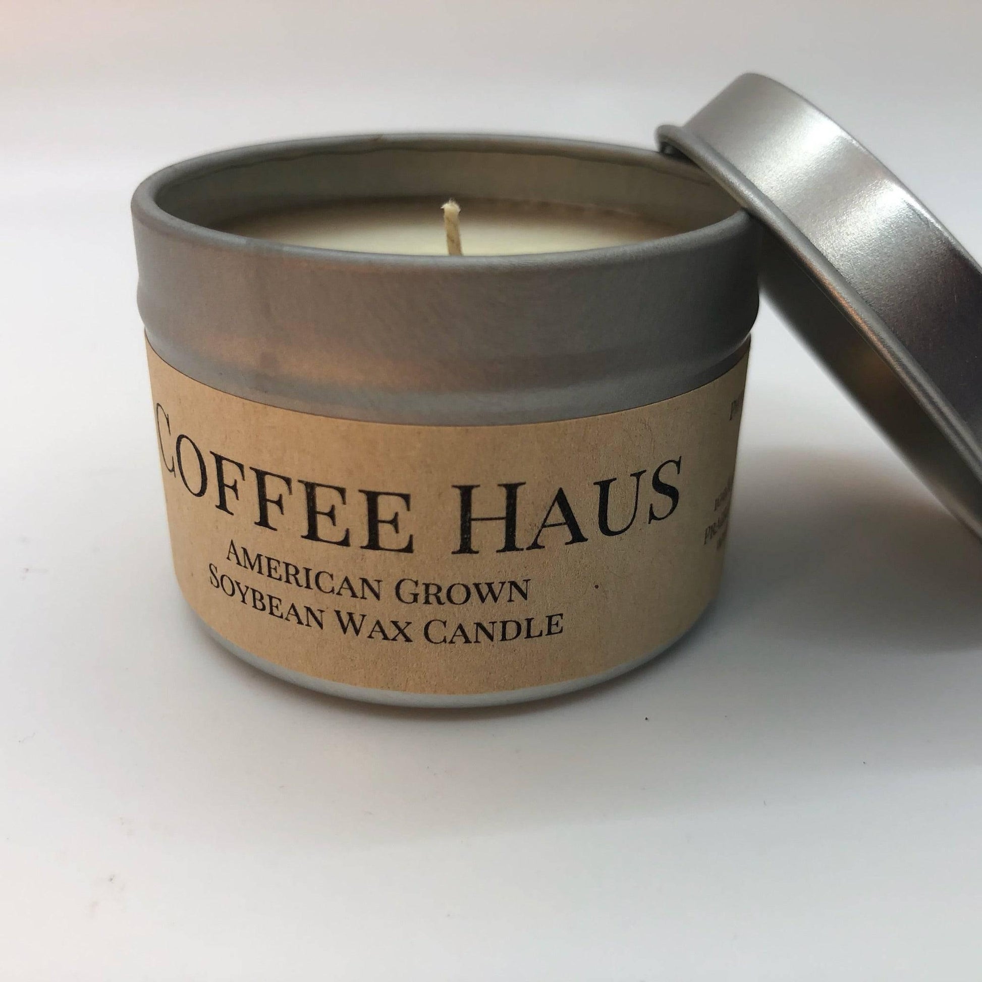 Coffee Haus Soy Wax Candle | 2 oz Travel Tin-1