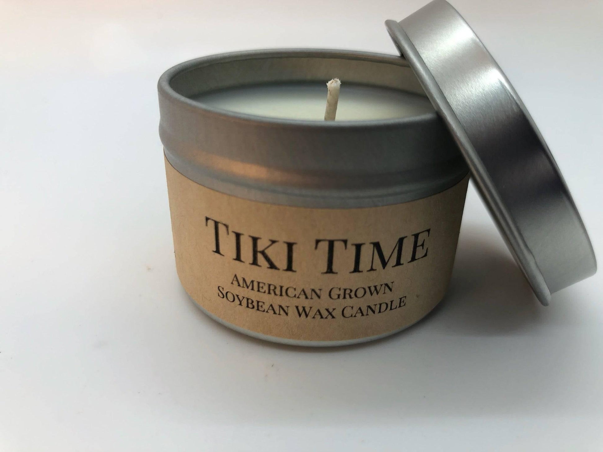 Tiki Time Soy Wax Candle | 2 oz Travel Tin-3