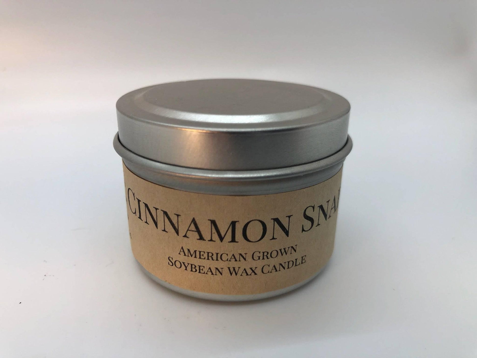 Cinnamon Snap Soy Wax Candle | 2 oz Travel Tin-3