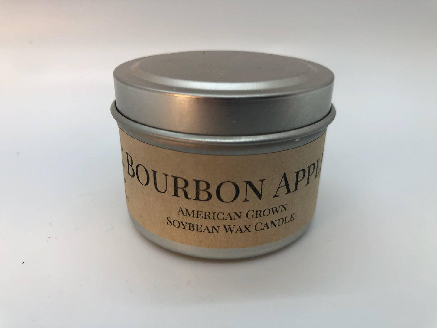 Bourbon Apple Soy Wax Candle | 2 oz Travel Tin-3