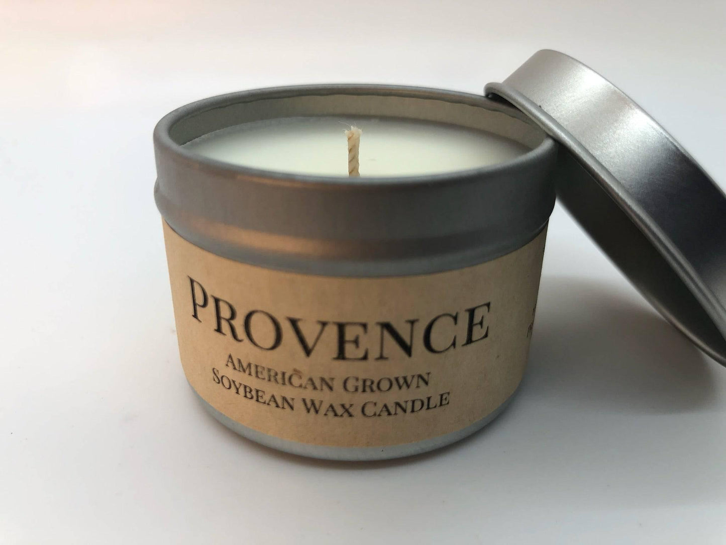 Provence (Lavender) Soy Wax Candle | 2 oz Travel Tin-3