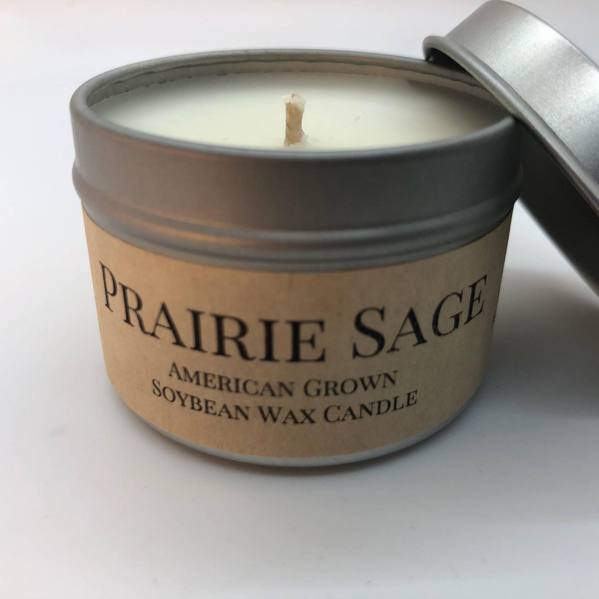 Prairie Sage Soy Wax Candle | 2 oz Travel Tin-1