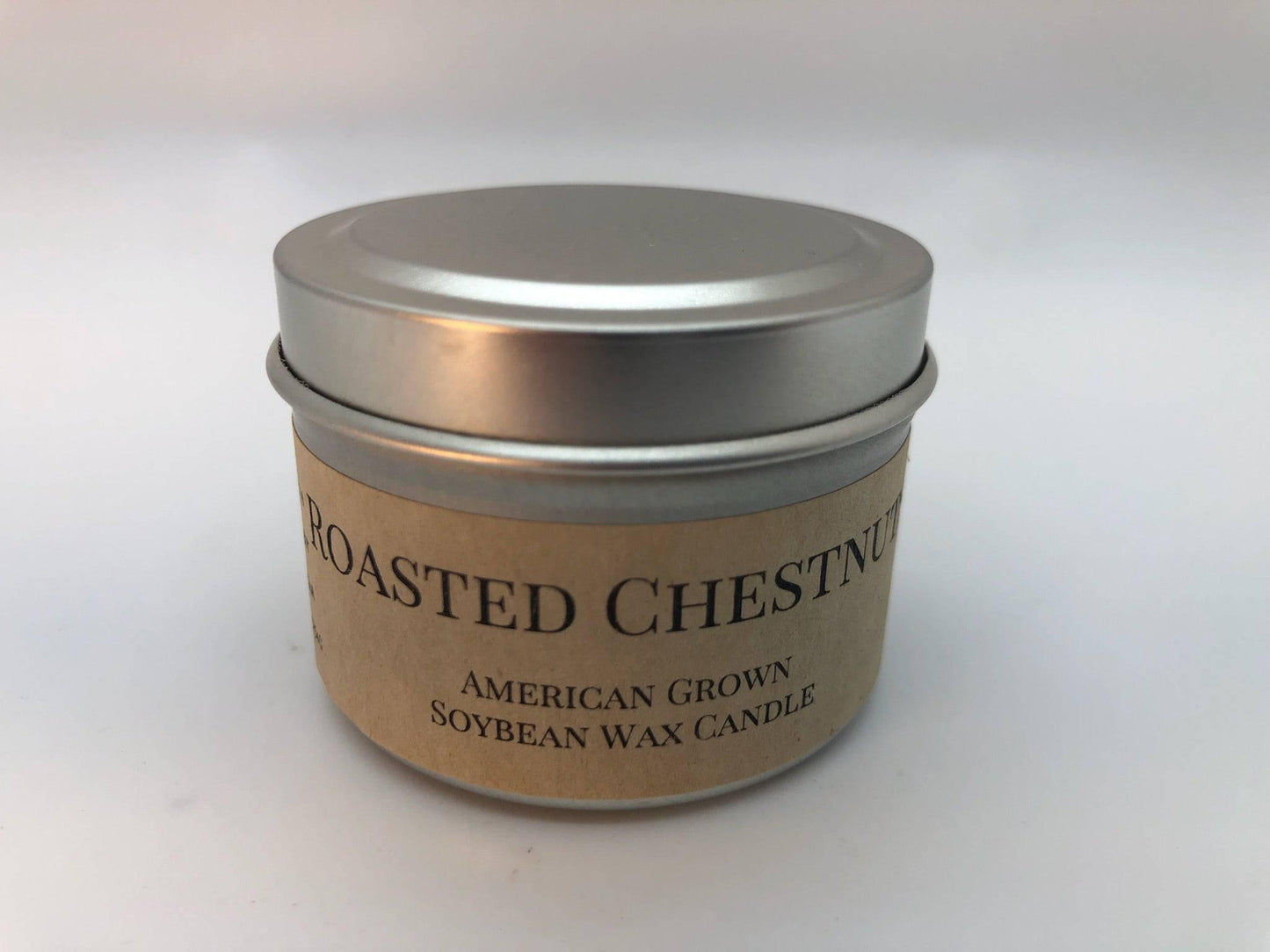 Roasted Chestnut Soy Wax Candle | 2 oz Travel Tin-3