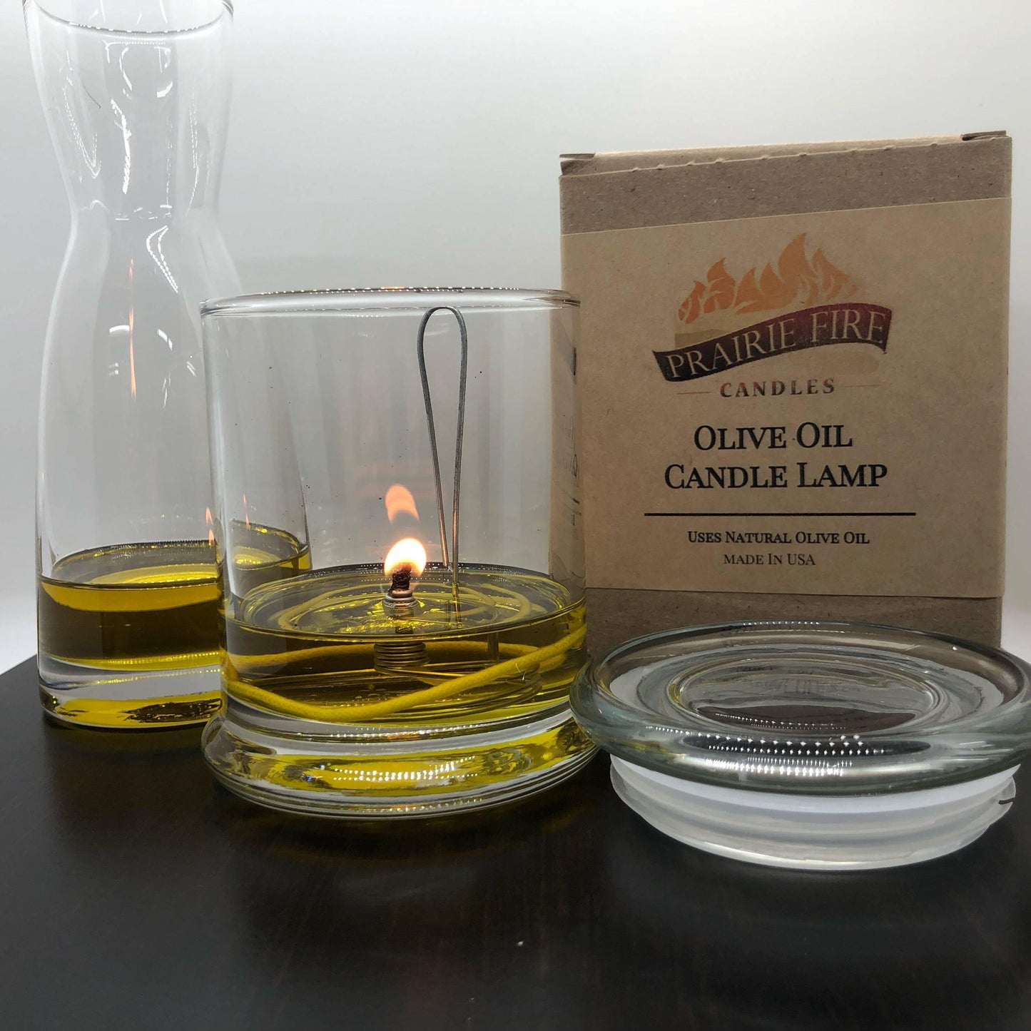 Olive Oil Candle Lamp - Emergency Backup - Power Outage-2