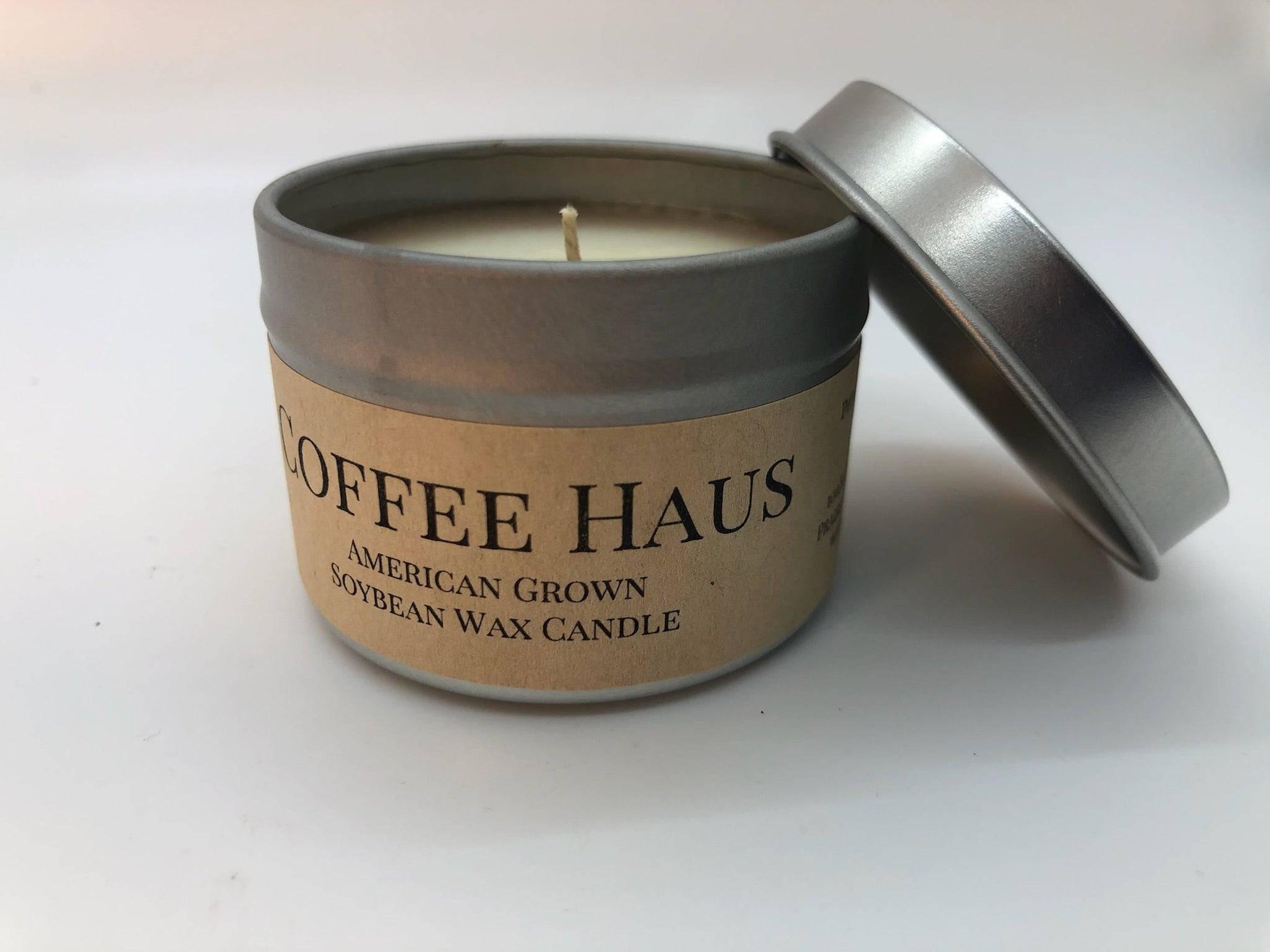 Coffee Haus Soy Wax Candle | 2 oz Travel Tin-2