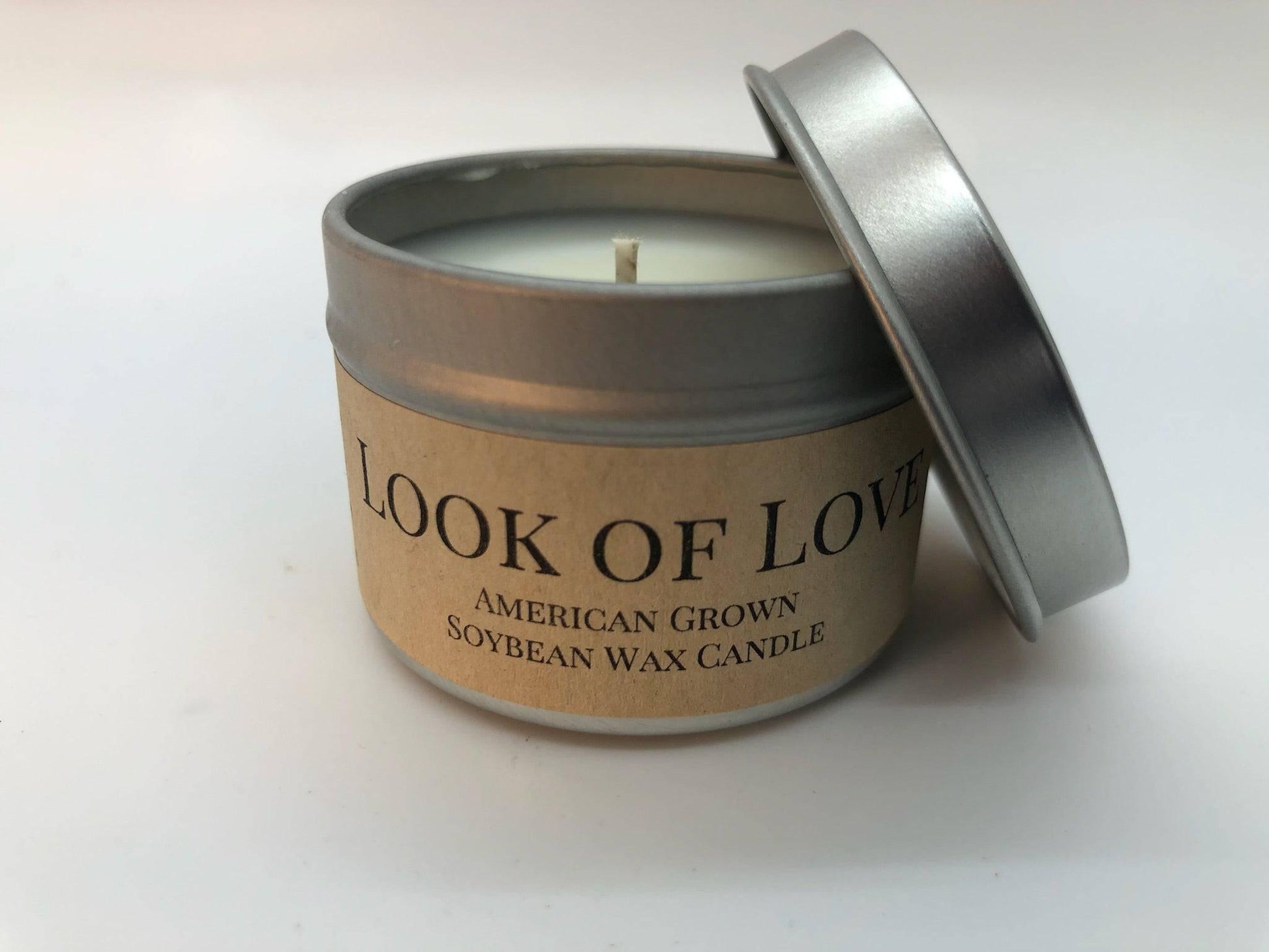 Look of Love Soy Wax Candle | 2 oz Travel Tin-3