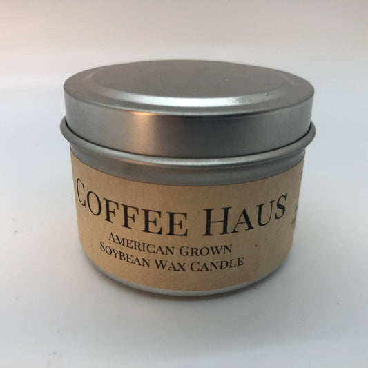 Coffee Haus Soy Wax Candle | 2 oz Travel Tin-0