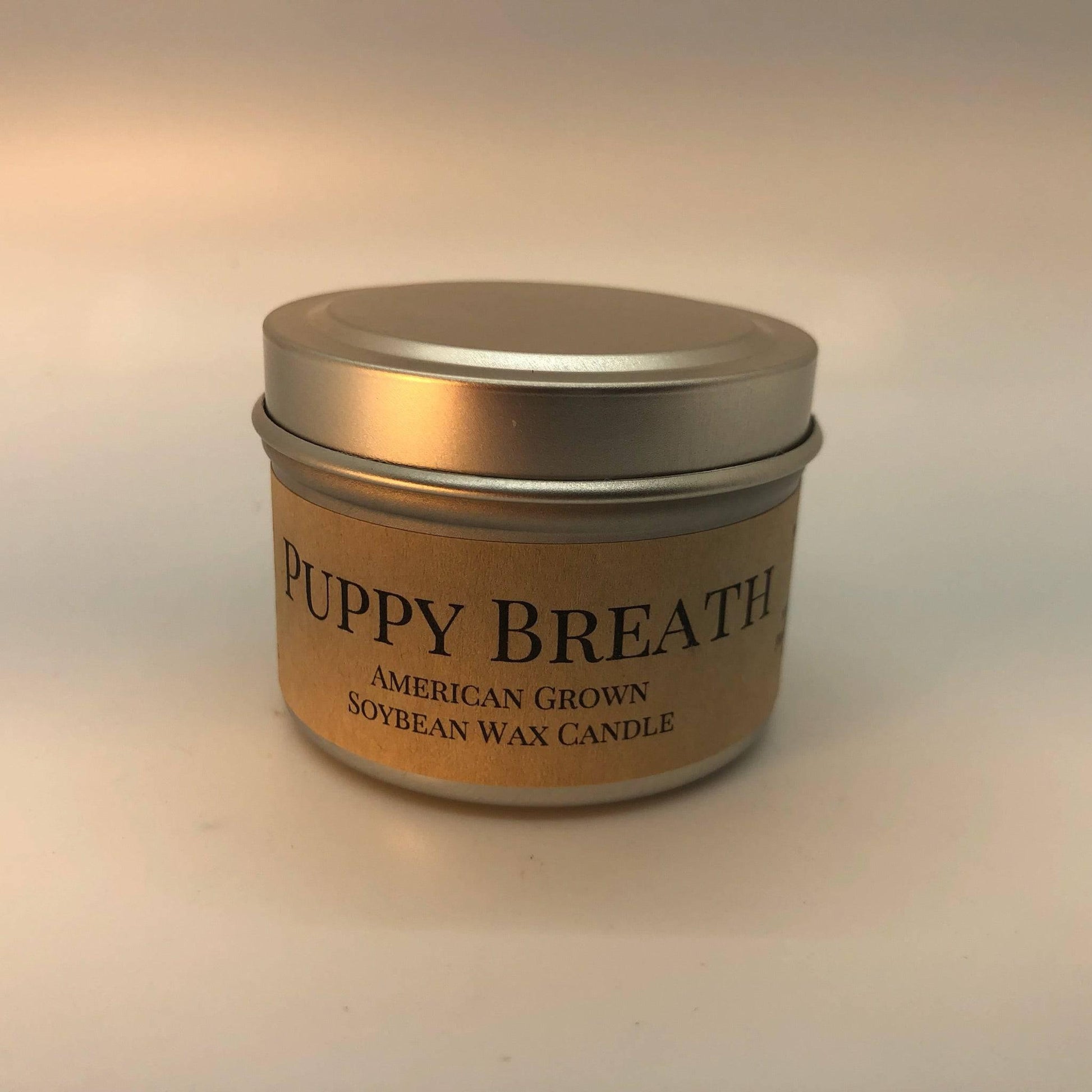 Puppy Breath Soy Wax Candle | 2 oz Travel Tin-0