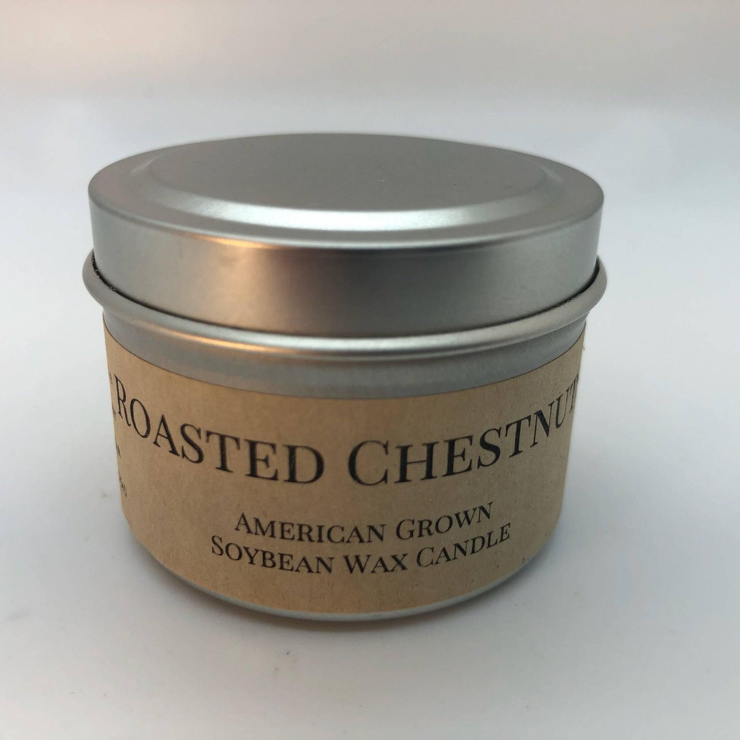 Roasted Chestnut Soy Wax Candle | 2 oz Travel Tin-0