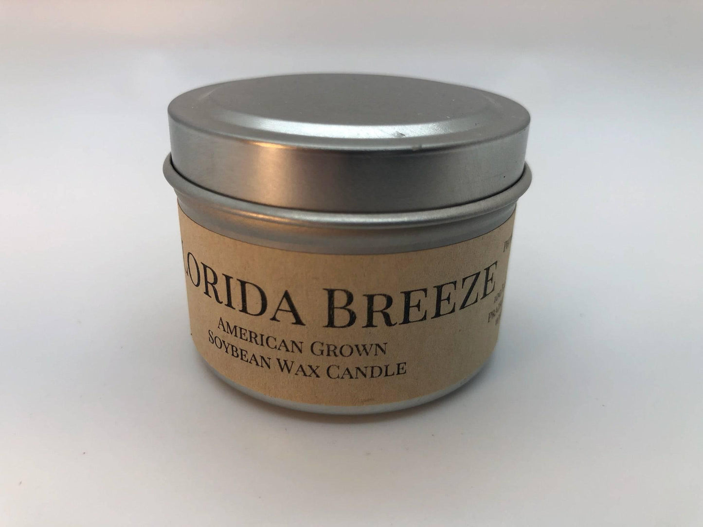 Florida Breeze Soy Wax Candle | 2 oz Travel Tin-3