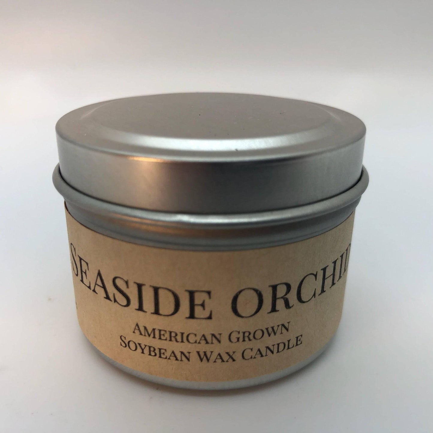 Seaside Orchid Soy Wax Candle | 2 oz Travel Tin-1