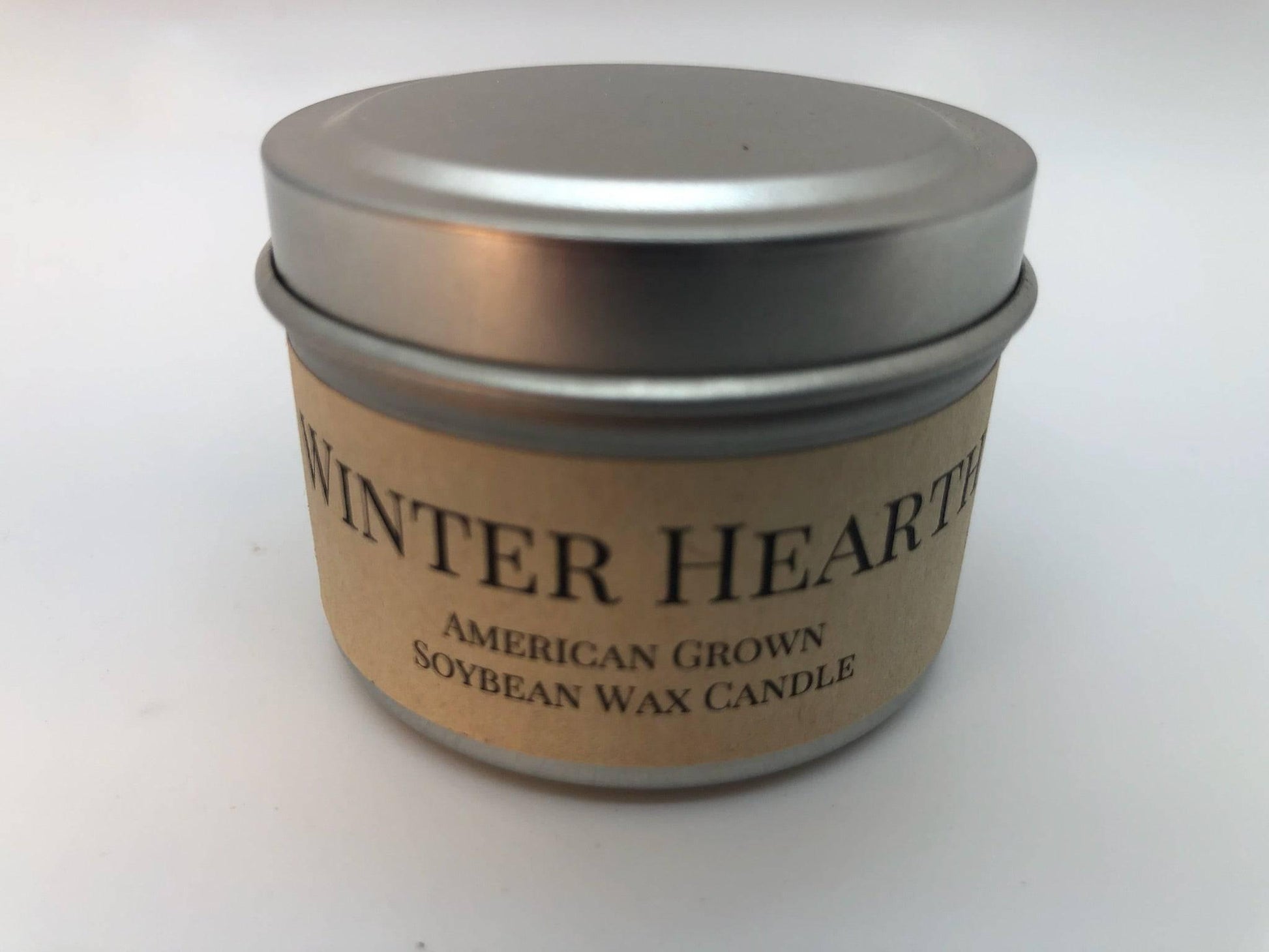 Winter Hearth Soy Wax Candle | 2 oz Travel Tin-2