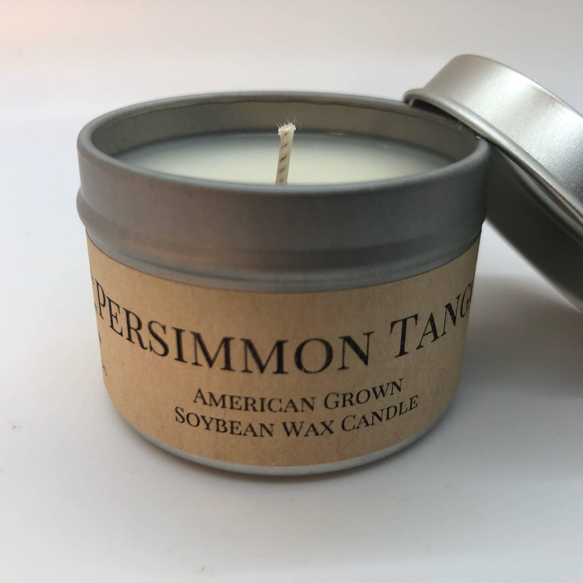 Persimmon Tango Soy Wax Candle | 2 oz Travel Tin-0